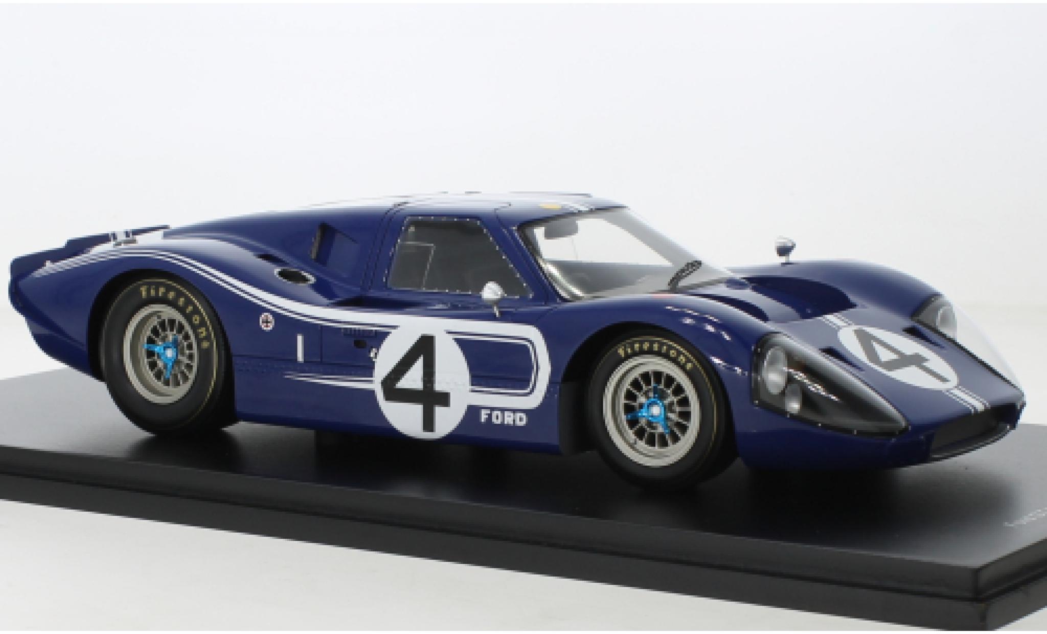 Ford GT40 1/43 Spark Mk IV RHD No.4 24h Le Mans 1967 diecast model cars