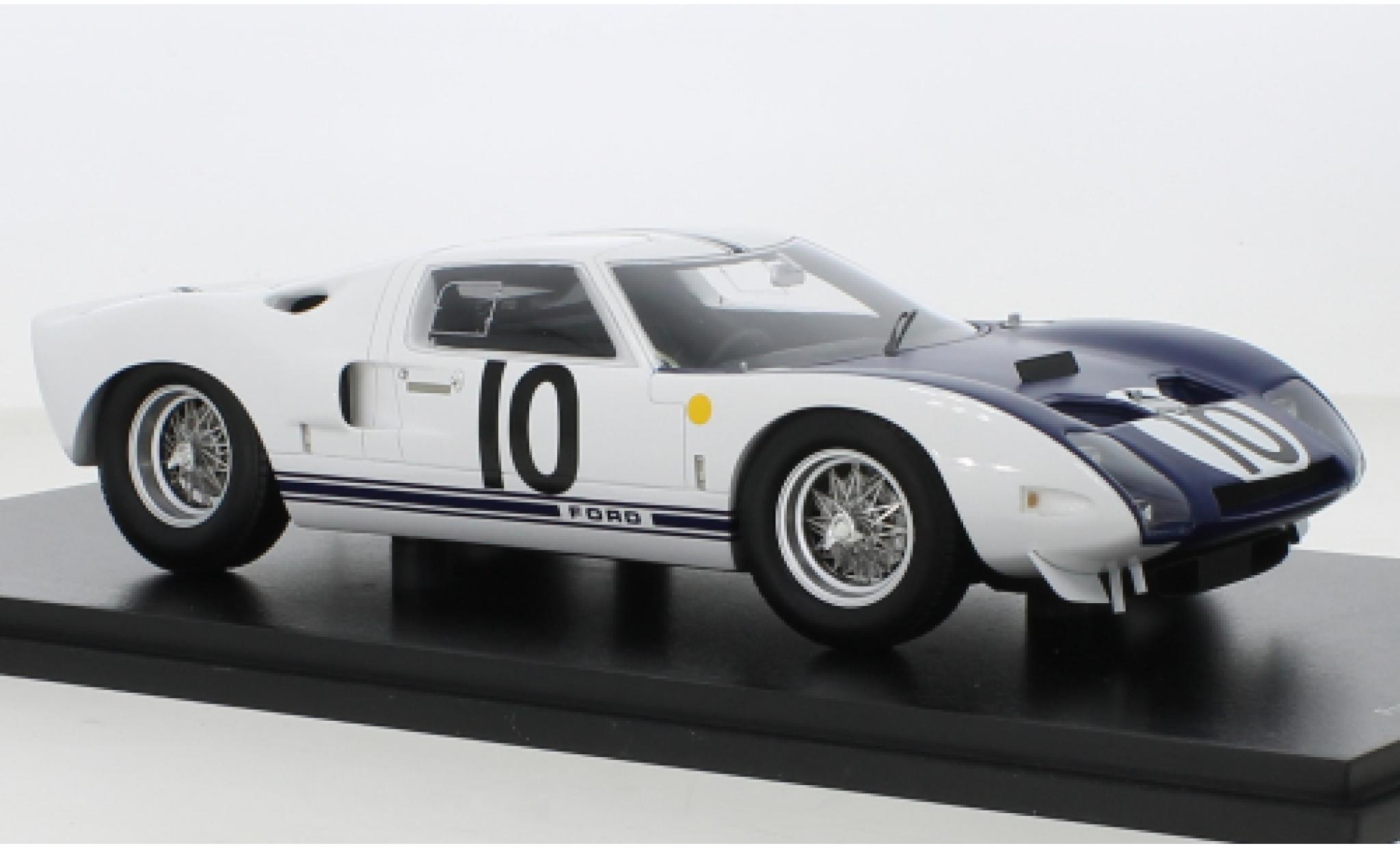 Ford GT40 1/18 Spark MKI RHD No.10 24h Le Mans 1964 diecast model cars