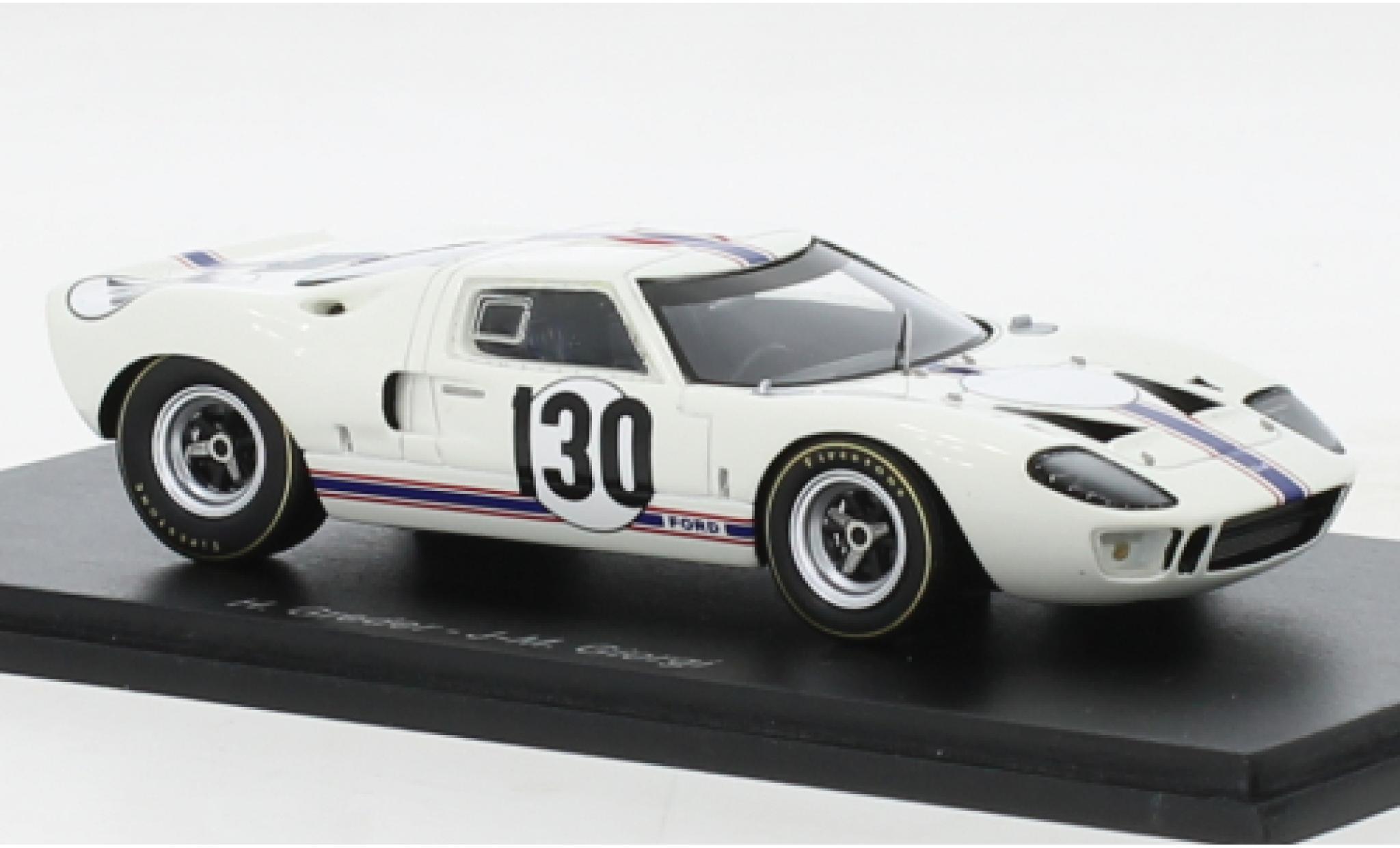 Ford GT40 1/43 Spark RHD No.130 Targa Florio 1967 diecast model cars