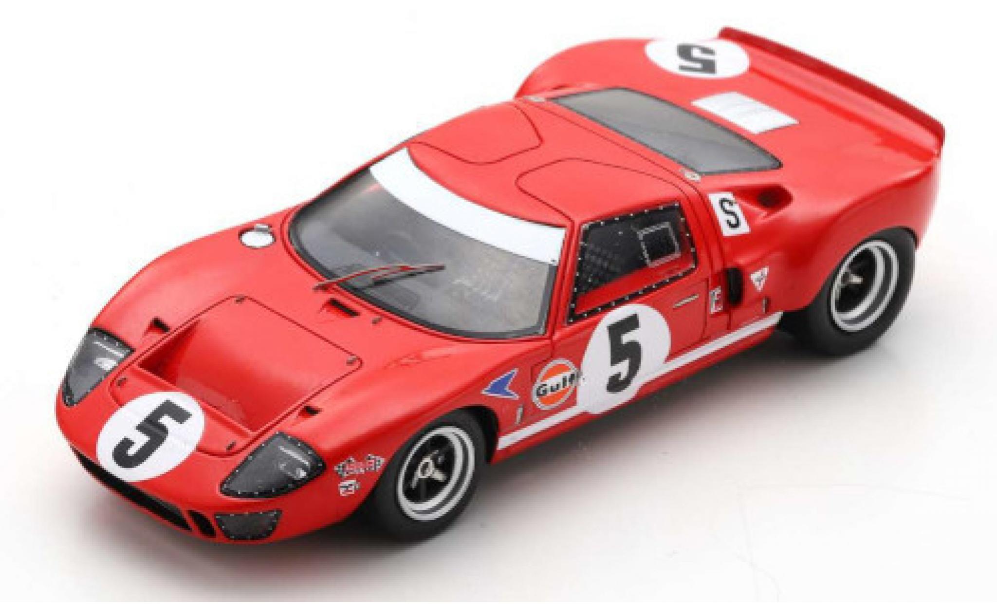 Ford GT40 1/43 Spark RHD No.5 6h BOAC 1968 diecast model cars