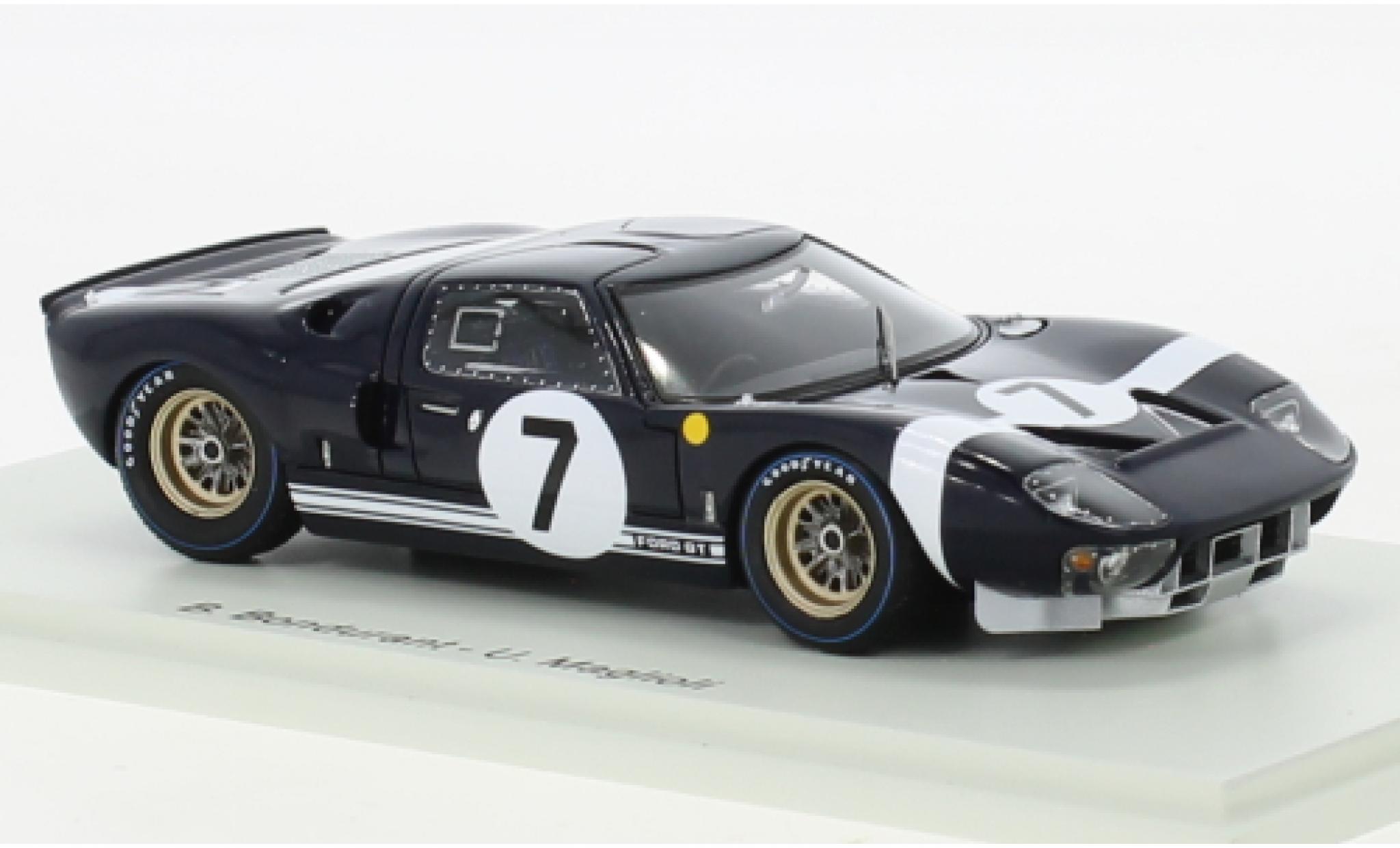 Ford GT40 1/43 Spark RHD No.7 24h Le Mans 1965 diecast model cars