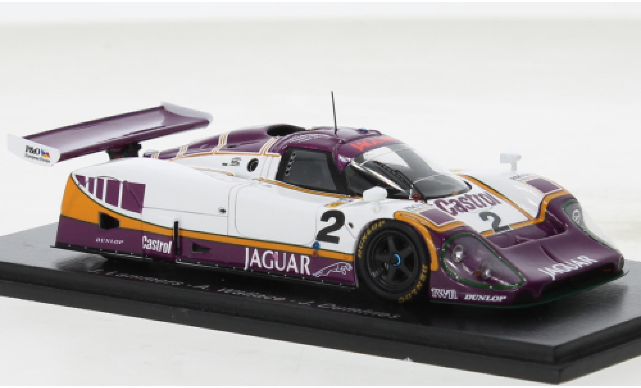 Jaguar XJ 1/43 Spark R-9 No.2 Tom Walkinshaw Racing Silk Coup&eacute; 24h Le Mans 1988 diecast model cars