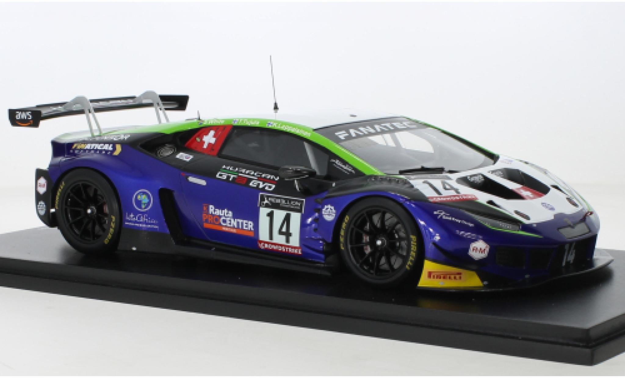 Lamborghini Huracan 1/43 Spark GT3 Evo No.14 Emil Frey Racing 24h Spa 2022 diecast model cars