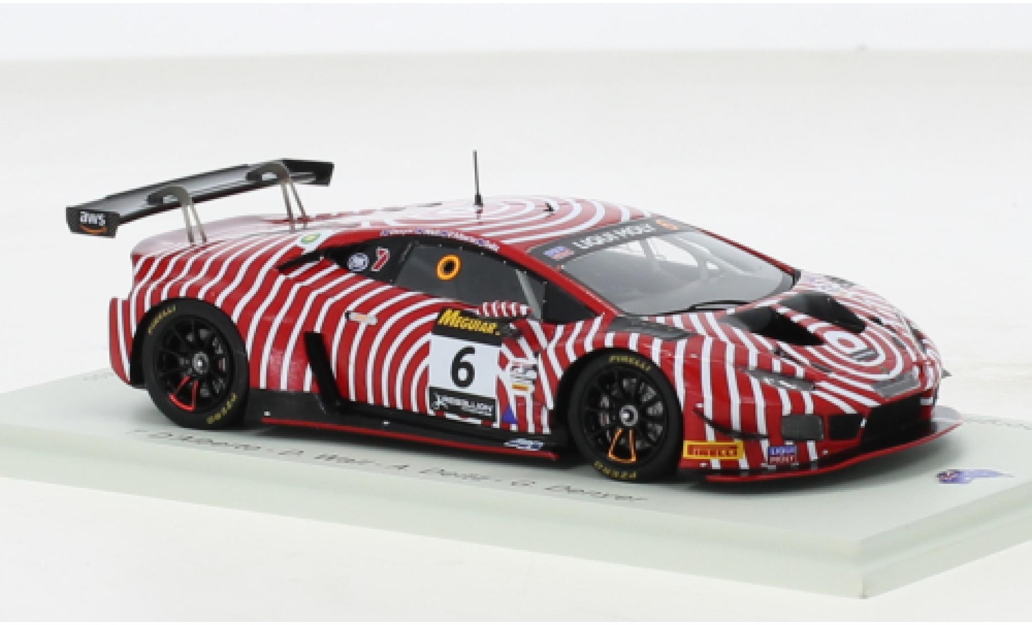 Lamborghini Huracan 1/43 Spark GT3 Evo No.6 Wall Racing 12h Bathurst 2022 diecast model cars
