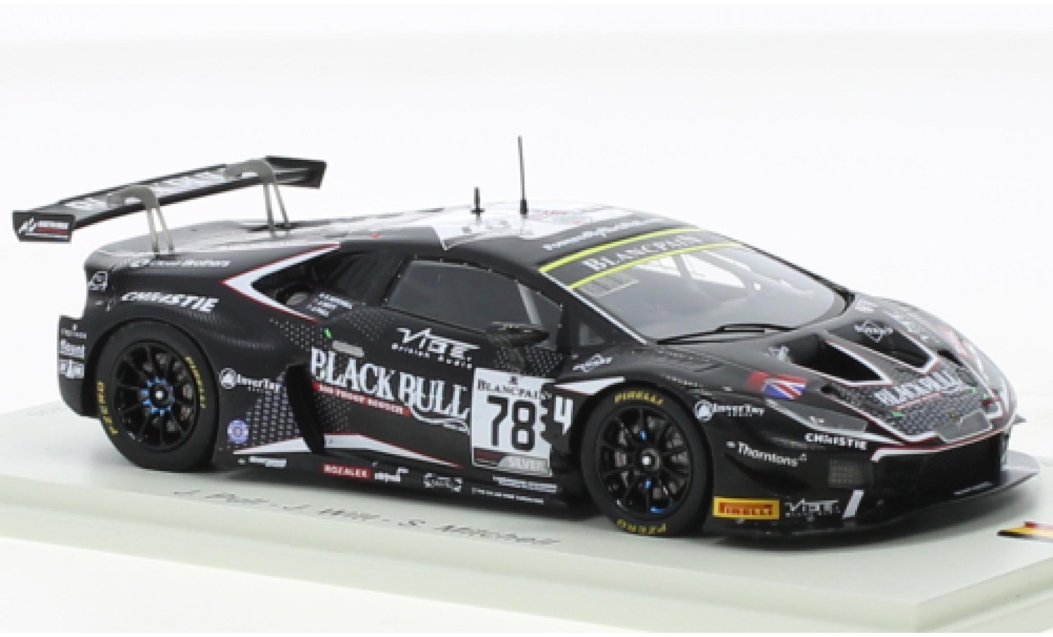 Lamborghini Huracan 1/43 Spark GT3 Evo No.78 Barwell Motorsport 24h Spa 2019 diecast model cars