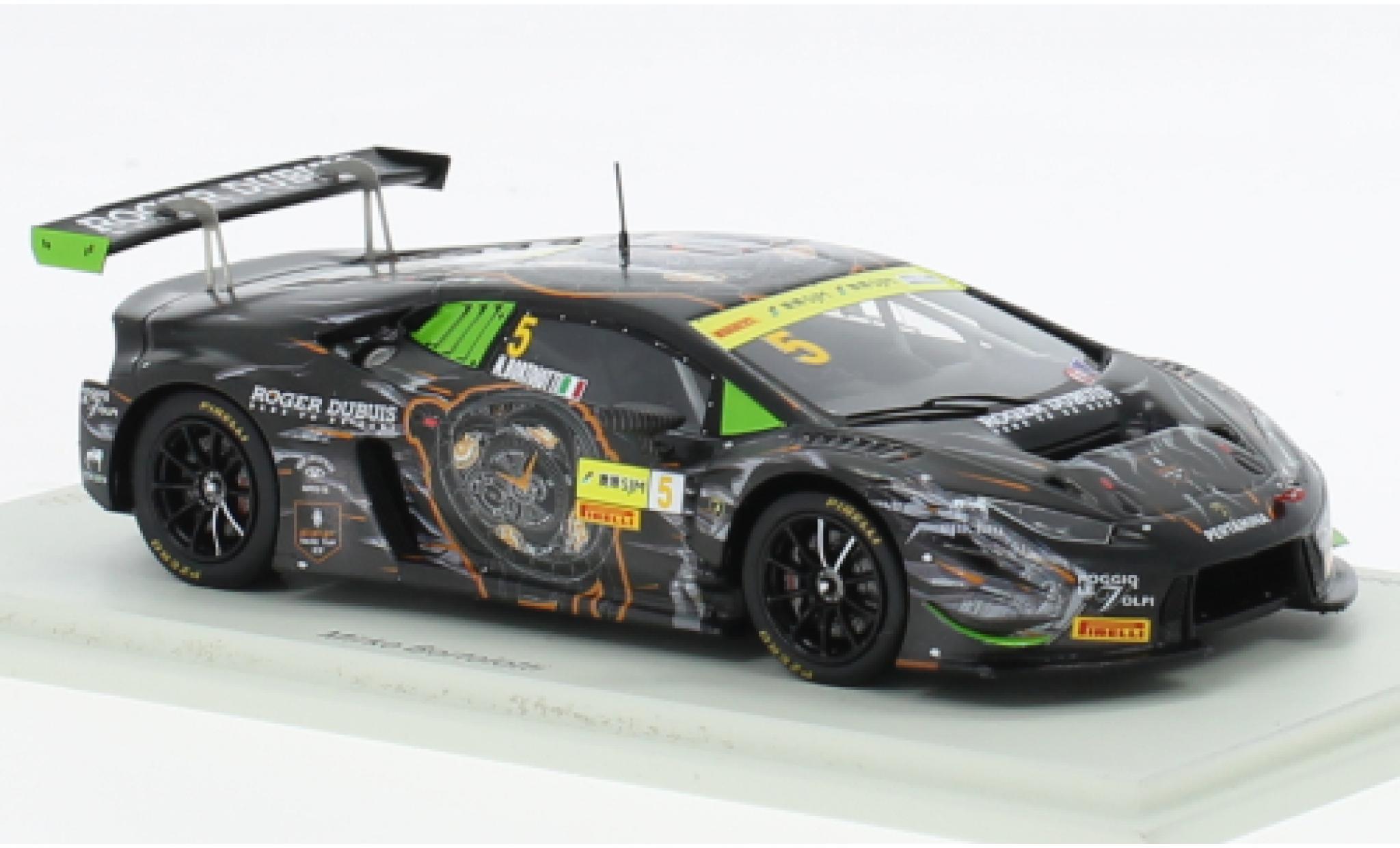 Lamborghini Huracan 1/43 Spark GT3 No.5 FFF Racing Team by ACM FIA GT World Cup Macau 2017 diecast model cars