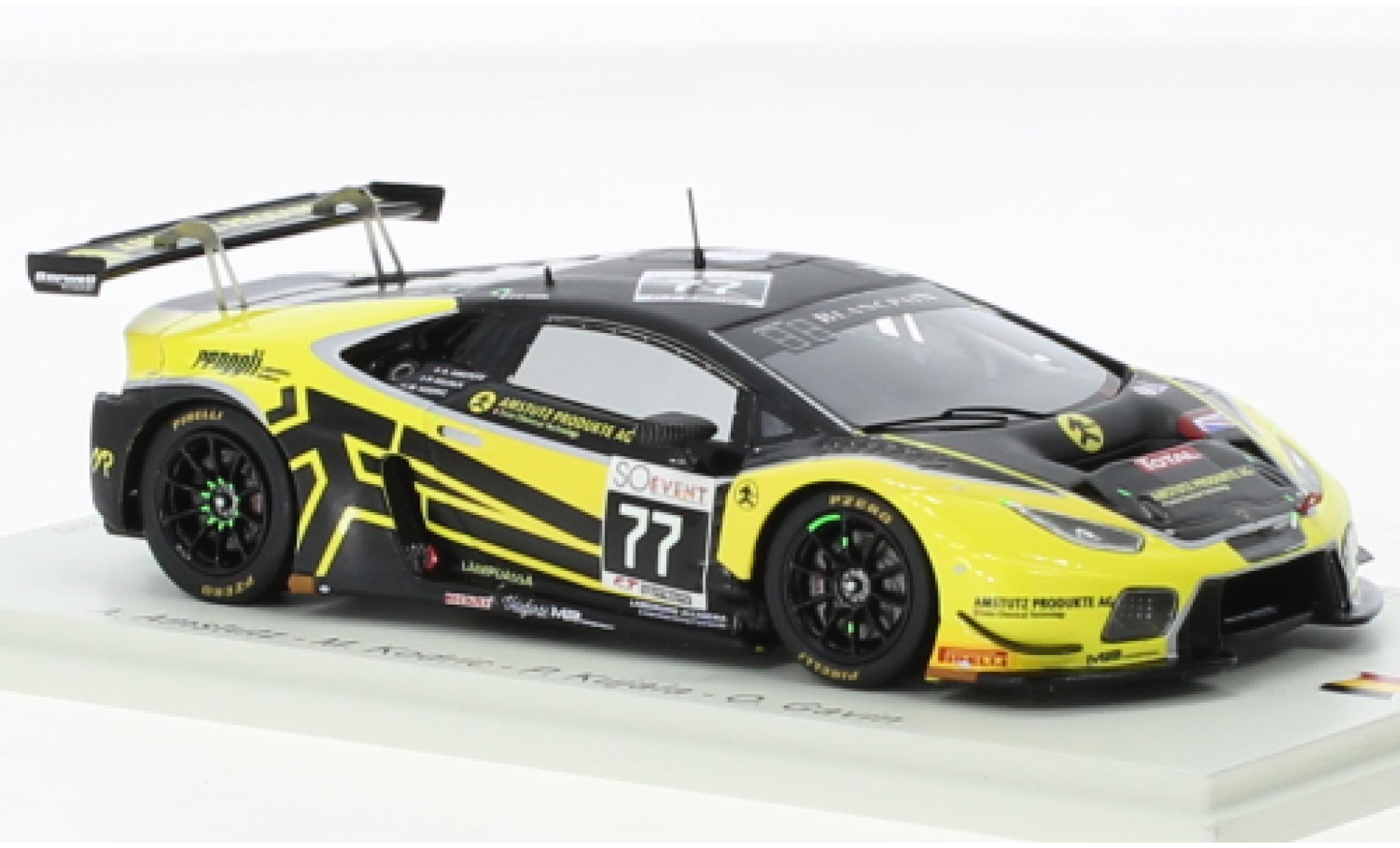 Lamborghini Huracan 1/43 Spark GT3 No.77 Barwell Motorsport 24h Spa 2017 diecast model cars