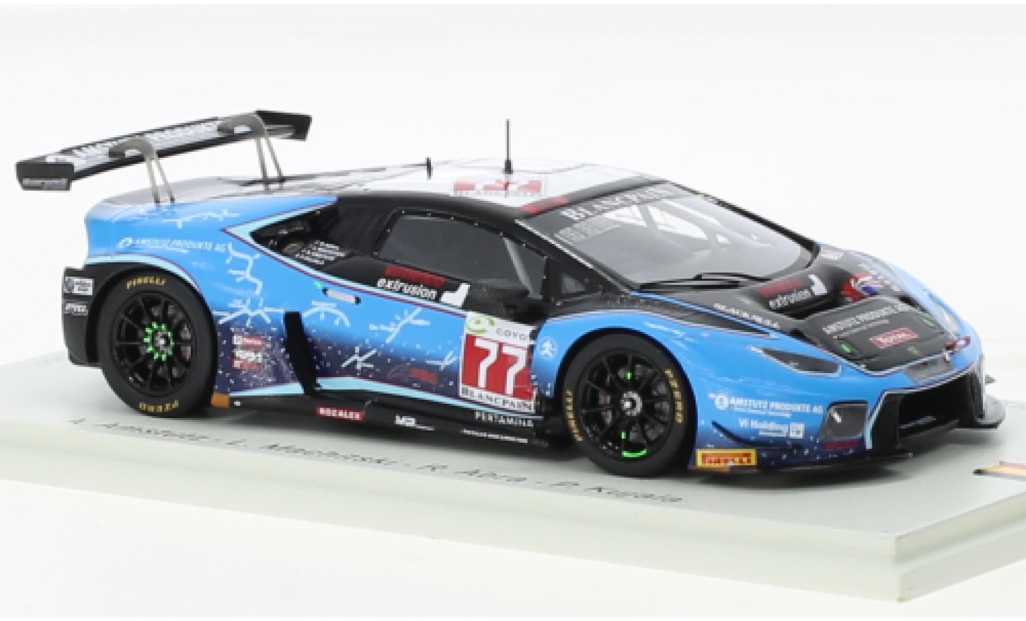 Lamborghini Huracan 1/43 Spark GT3 No.77 Barwell Motorsport 24h Spa 2018 diecast model cars