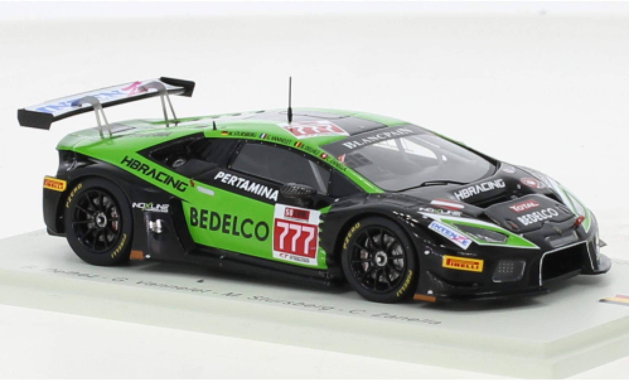 Lamborghini Huracan 1/43 Spark GT3 No.777 Team HB Racing 24h Spa 2017 diecast model cars