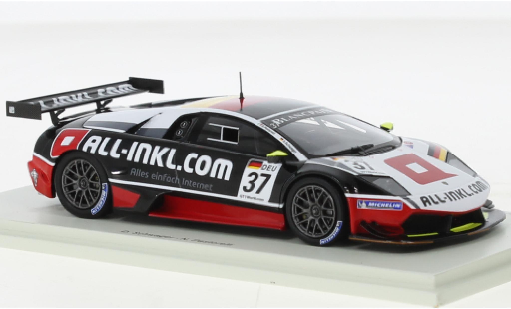 Lamborghini Murcielago 1/43 Spark LP 670 R-SV GT1 No.37 All-Inkl.com M&uuml;nnich Motorsport FIA GT1 World Championship 2011 diecast model cars