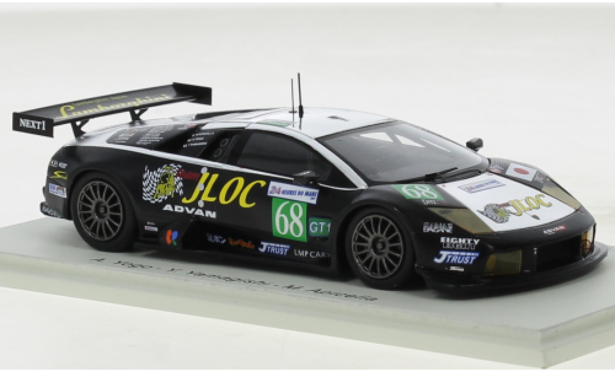 Lamborghini Murcielago 1/43 Spark R-GT LM No.68 JLOC 24h Le Mans 2009 diecast model cars
