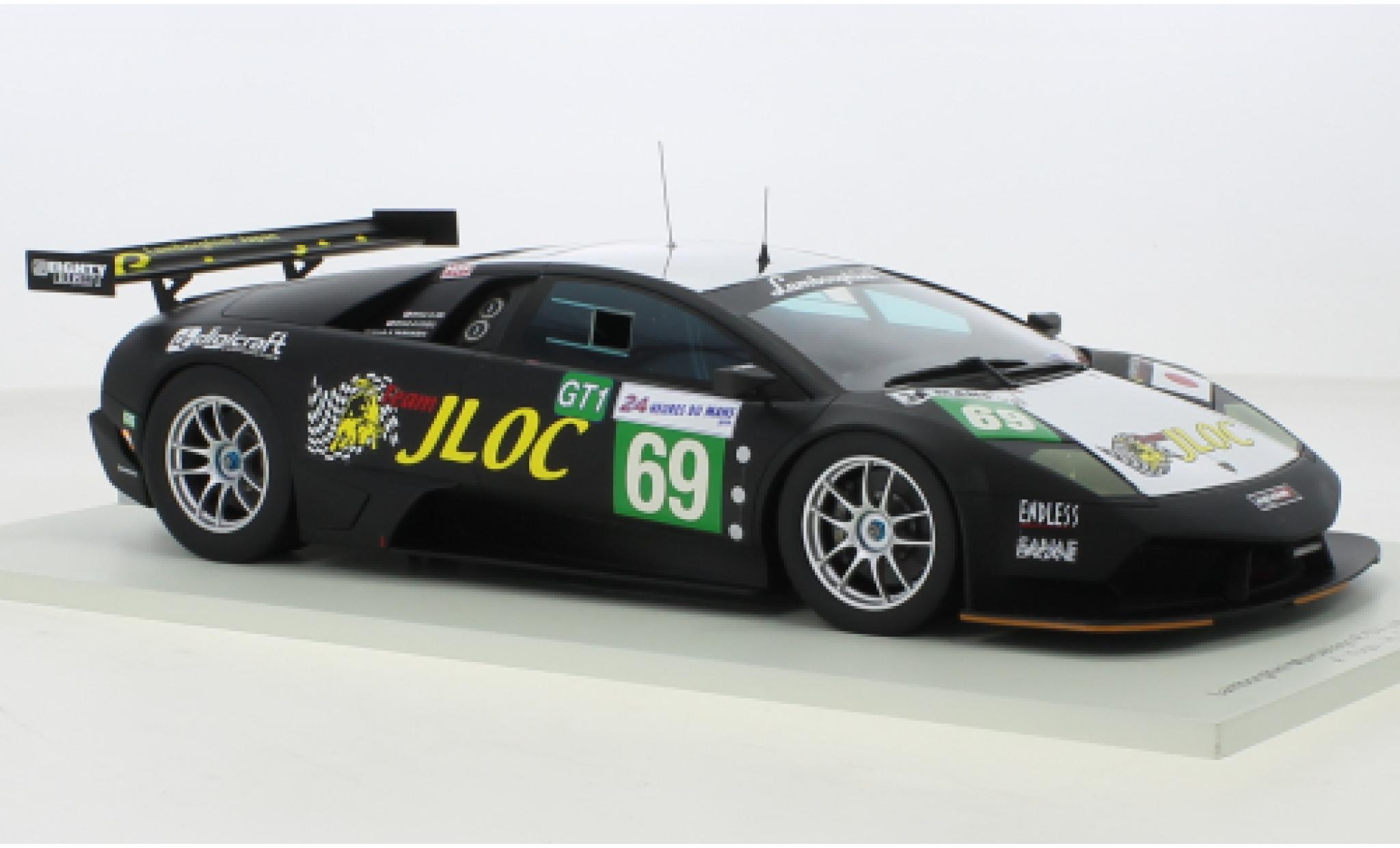 Lamborghini Murcielago 1/18 Spark R-SV LM No.69 JLOC 24h Le Mans 2010 diecast model cars