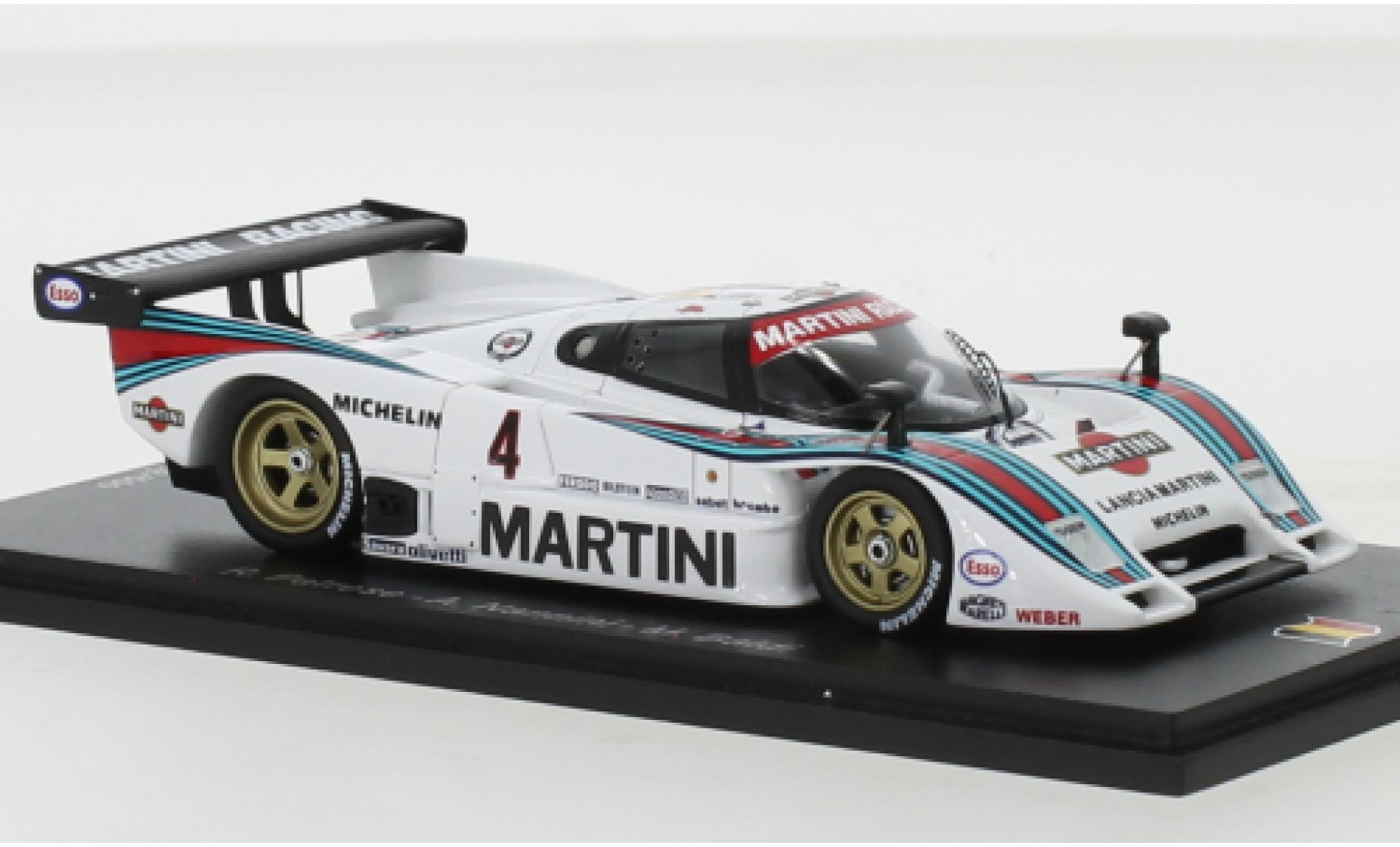 Lancia LC2 1/43 Spark No.4 Martini Martini 1000 Km Spa 1985 diecast model cars