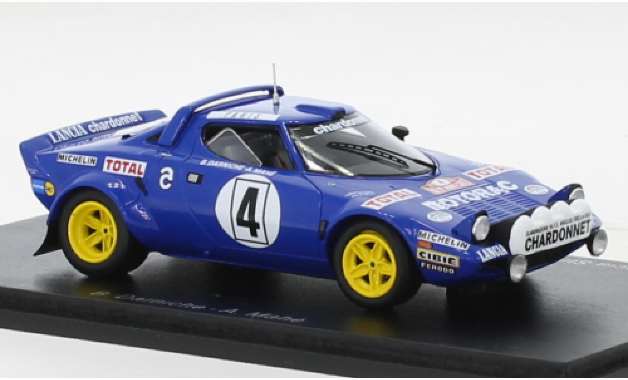 Lancia Stratos 1/43 Spark HF No.4 Rally WM Rally Monte Carlo 1979 diecast model cars