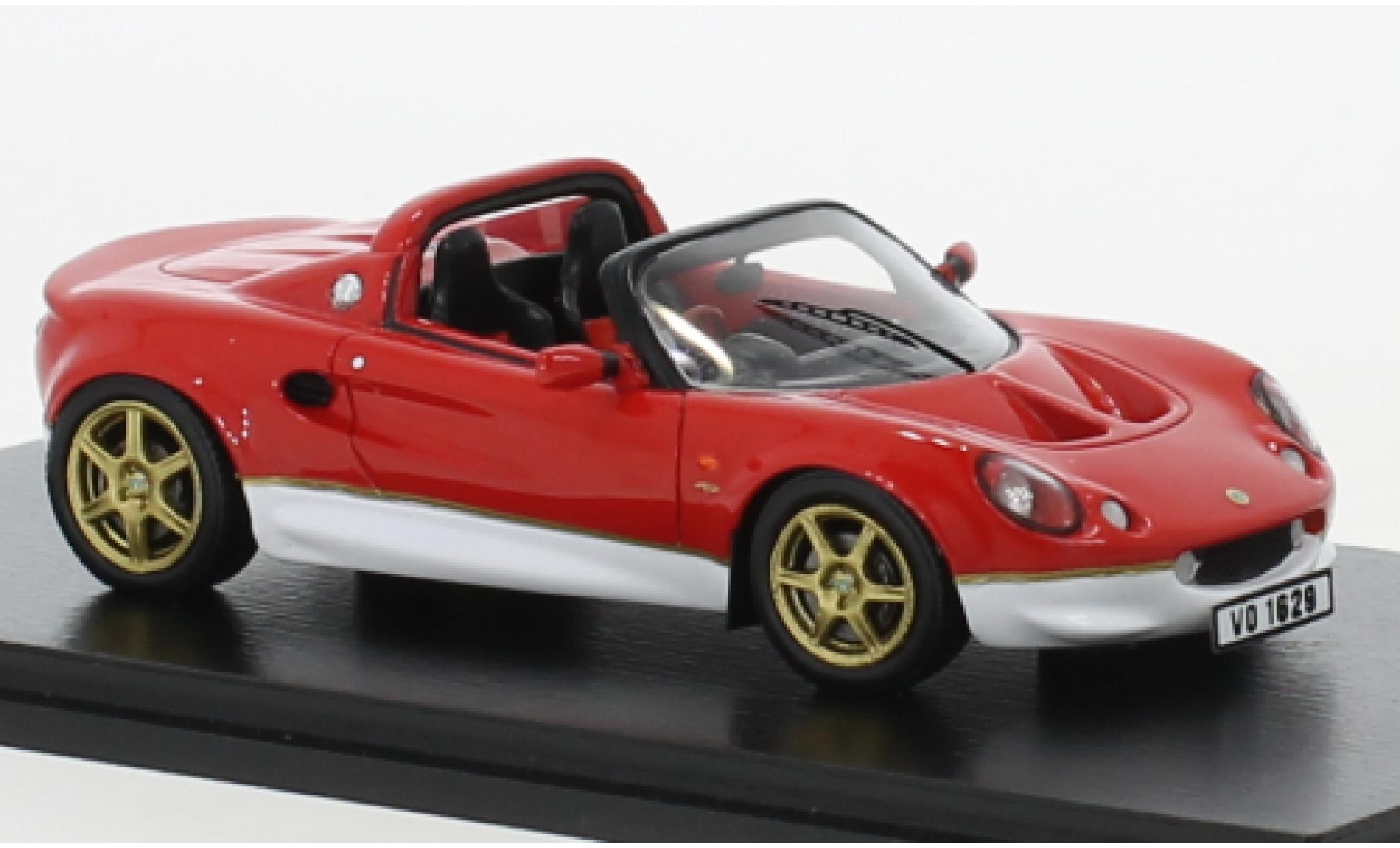 Lotus Elise 1/43 Spark S1 Type 49 red/white RHD 1999 diecast model cars