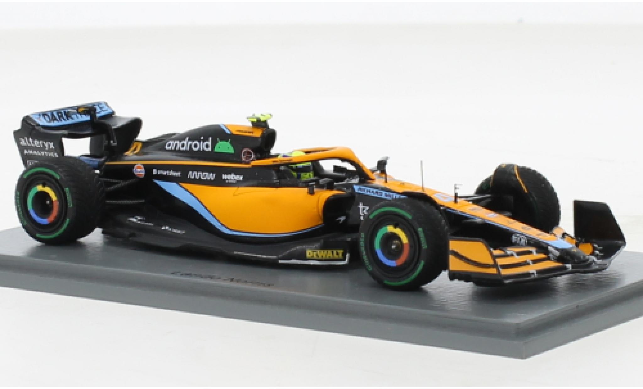 McLaren F1 1/43 Spark MCL36 No.4 Team Formel 1 GP Emilia-Romagna 2022 diecast model cars