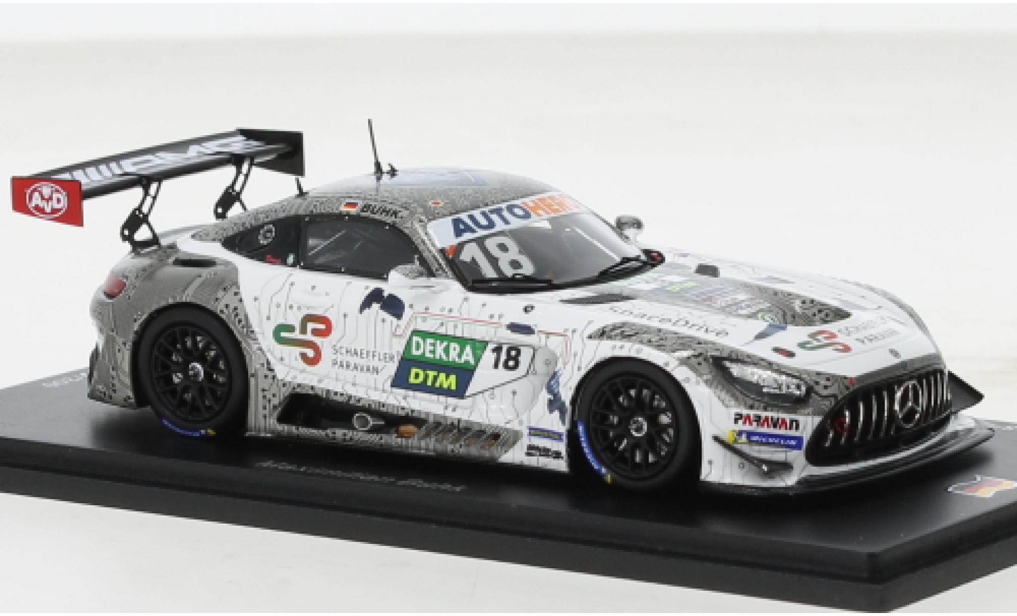 Mercedes AMG GT 1/43 Spark 3 No.18 AMG Team M&uuml;cke DTM 2021 diecast model cars