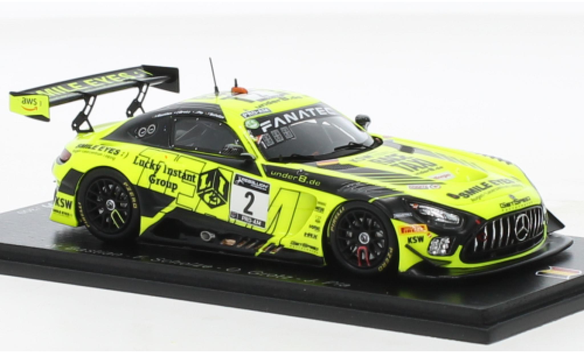 Mercedes AMG GT 1/43 Spark 3 No.2 GetSpeed Performance 24h Spa 2021 diecast model cars