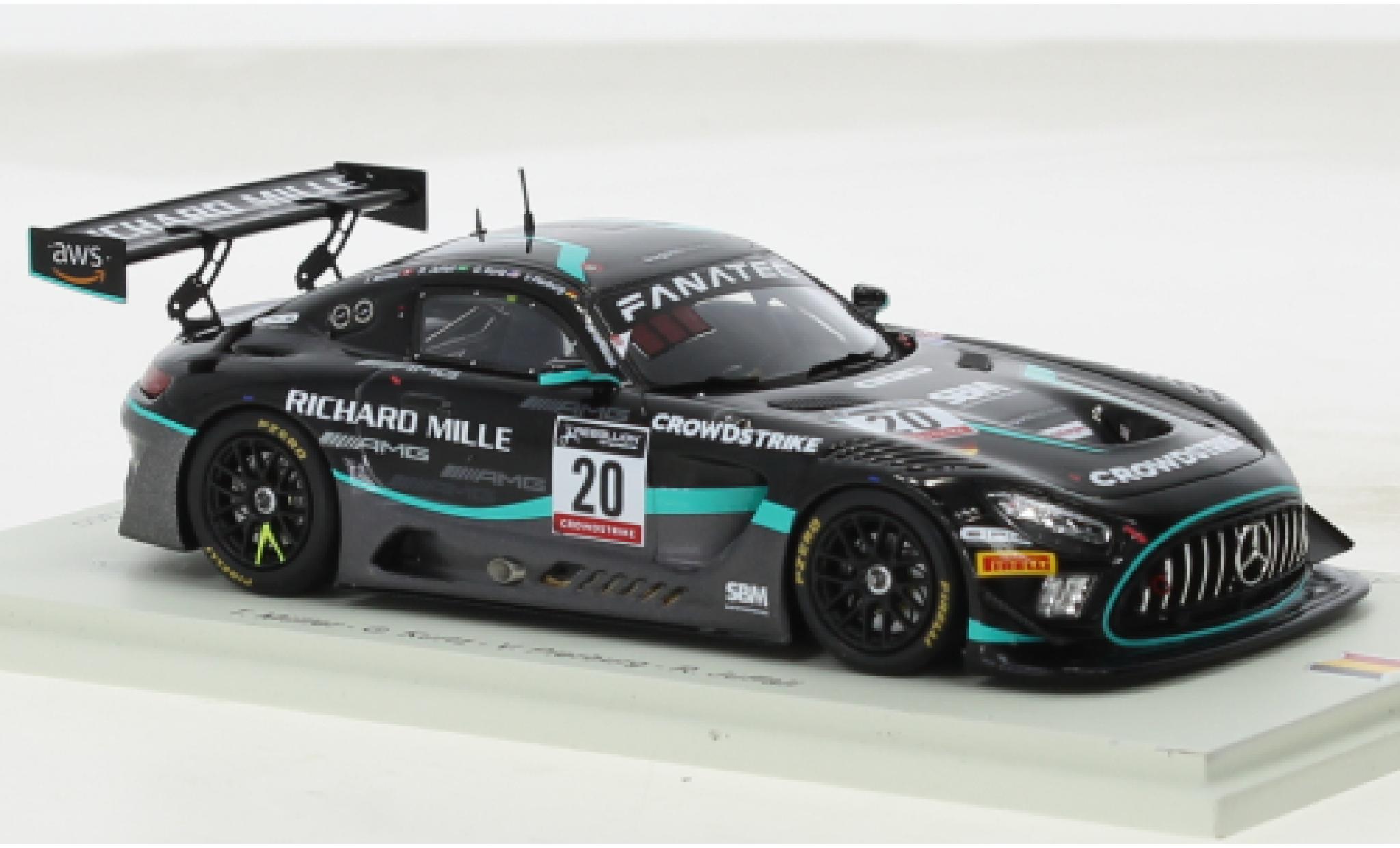 Mercedes AMG GT 1/43 Spark 3 No.20 SPS Automotive Performance 24h Spa 2022 diecast model cars