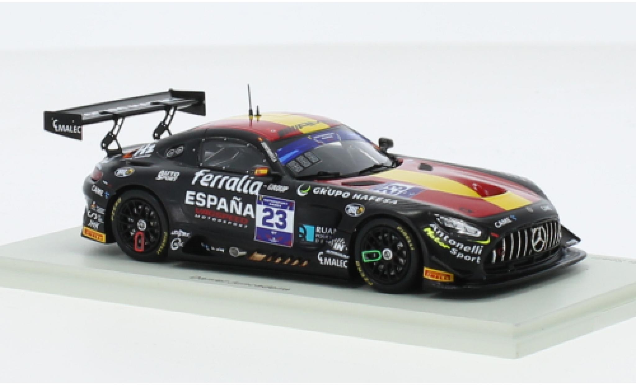 Mercedes AMG GT 1/43 Spark 3 No.23 Team Spain FIA Motorsport Games GT Sprint Cup Paul Ricard 2022 diecast model cars