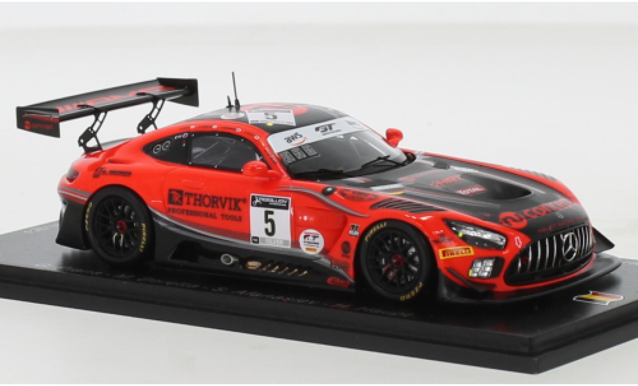 Mercedes AMG GT 1/43 Spark 3 No.5 AMG Team HRT 24h Spa 2020 diecast model cars