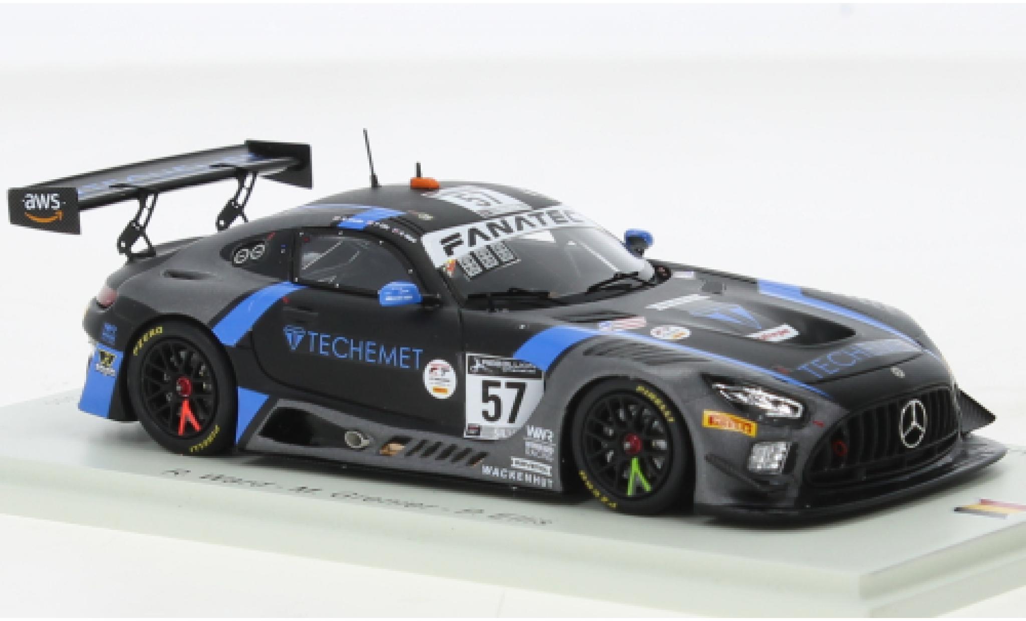 Mercedes AMG GT 1/43 Spark 3 No.57 Winward Racing 24h Spa 2021 diecast model cars