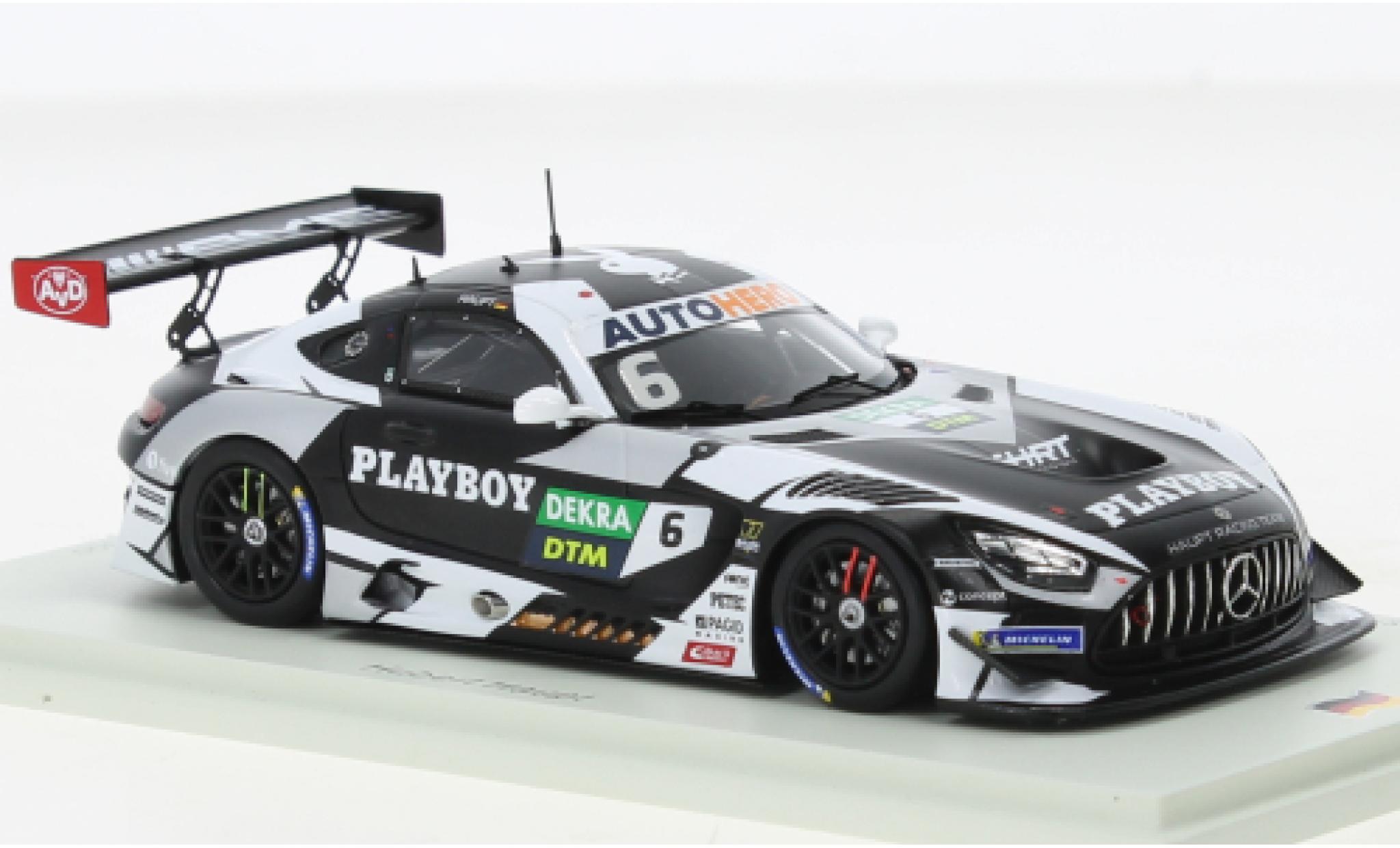 Mercedes AMG GT 1/43 Spark 3 No.6 AMG Team HRT Playboy DTM N&uuml;rburgring 2021 diecast model cars