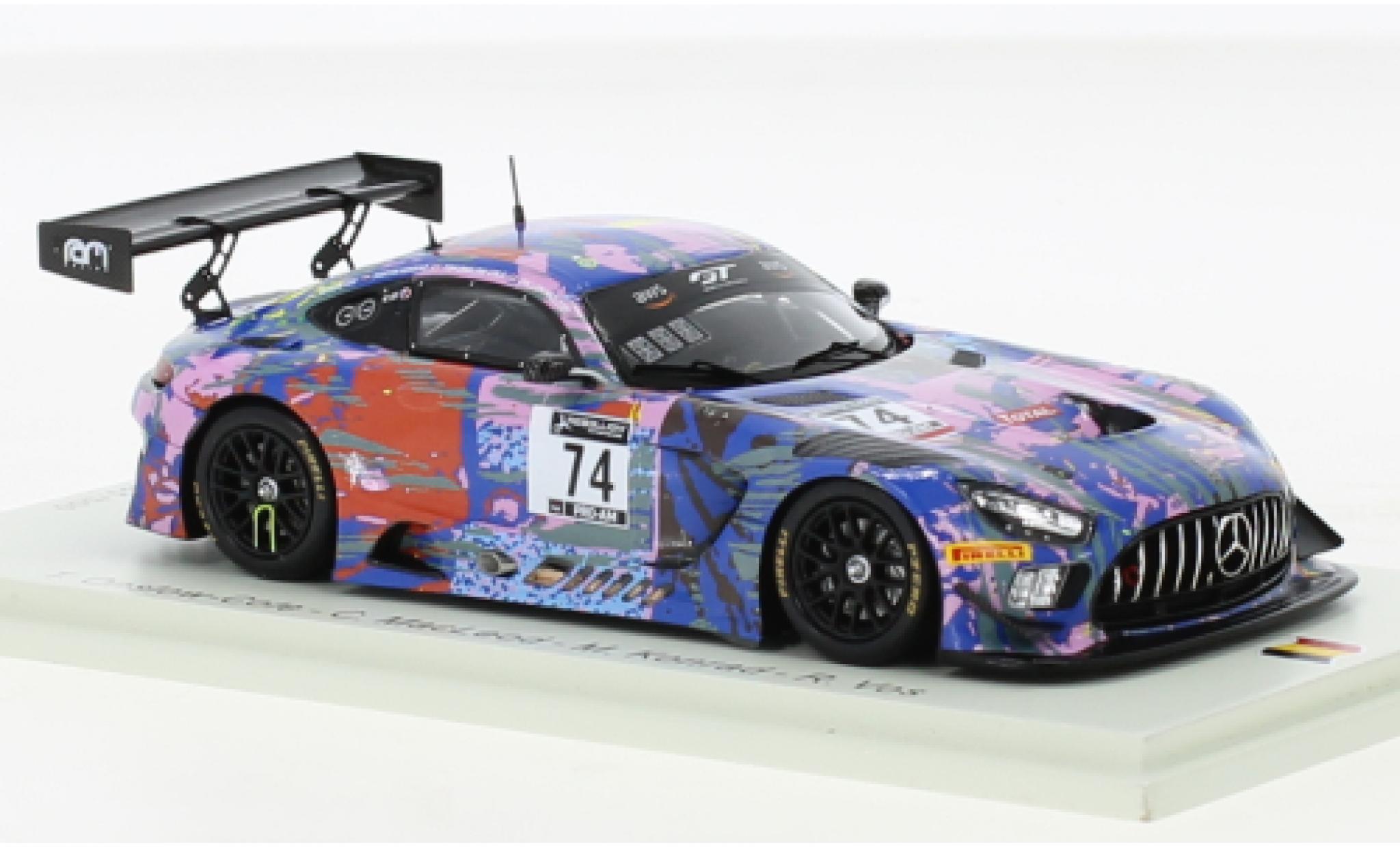 Mercedes AMG GT 1/43 Spark 3 No.74 Ram Racing 24h Spa 2020 diecast model cars