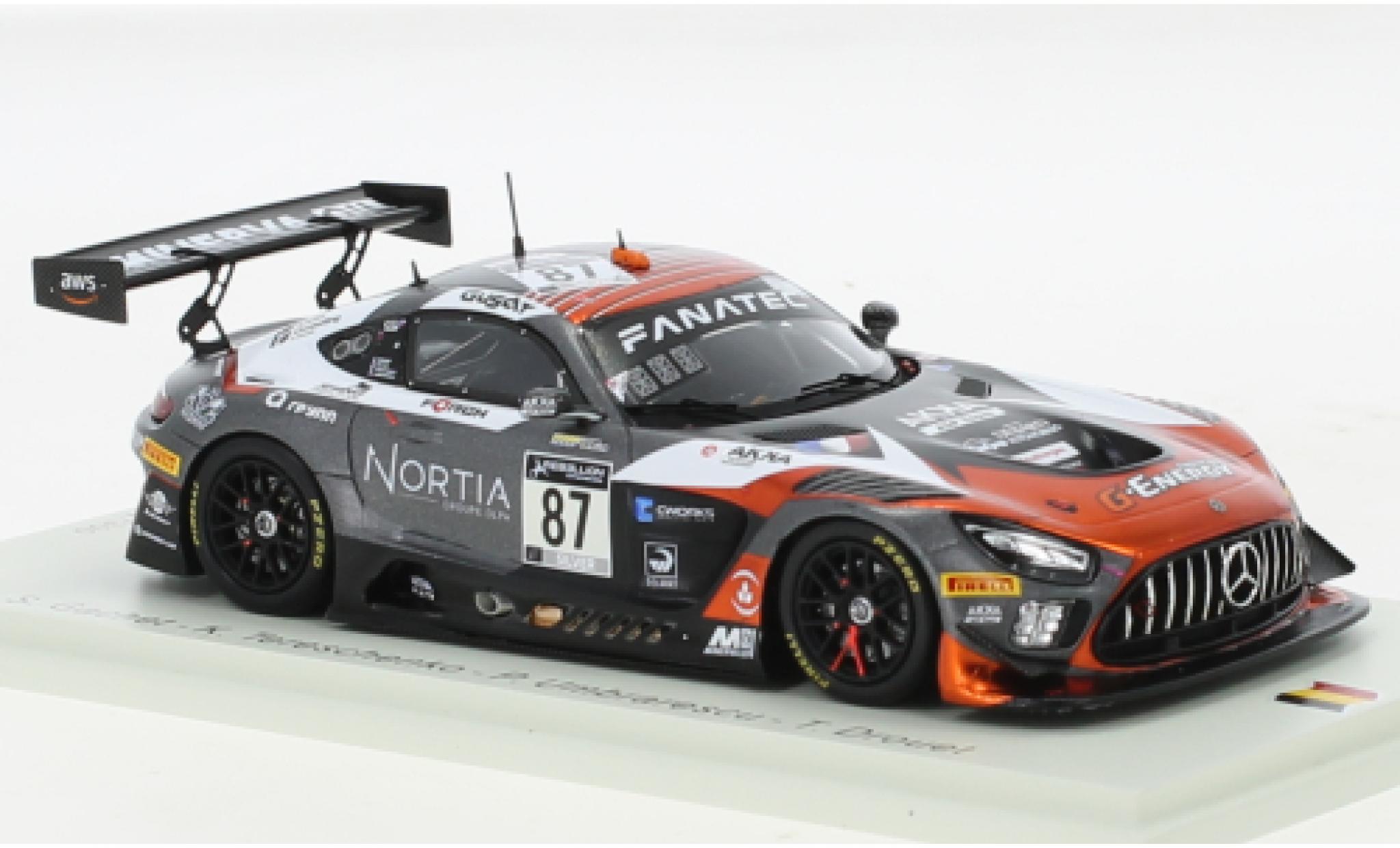 Mercedes AMG GT 1/43 Spark 3 No.87 AKKA ASP 24h Spa 2021 diecast model cars