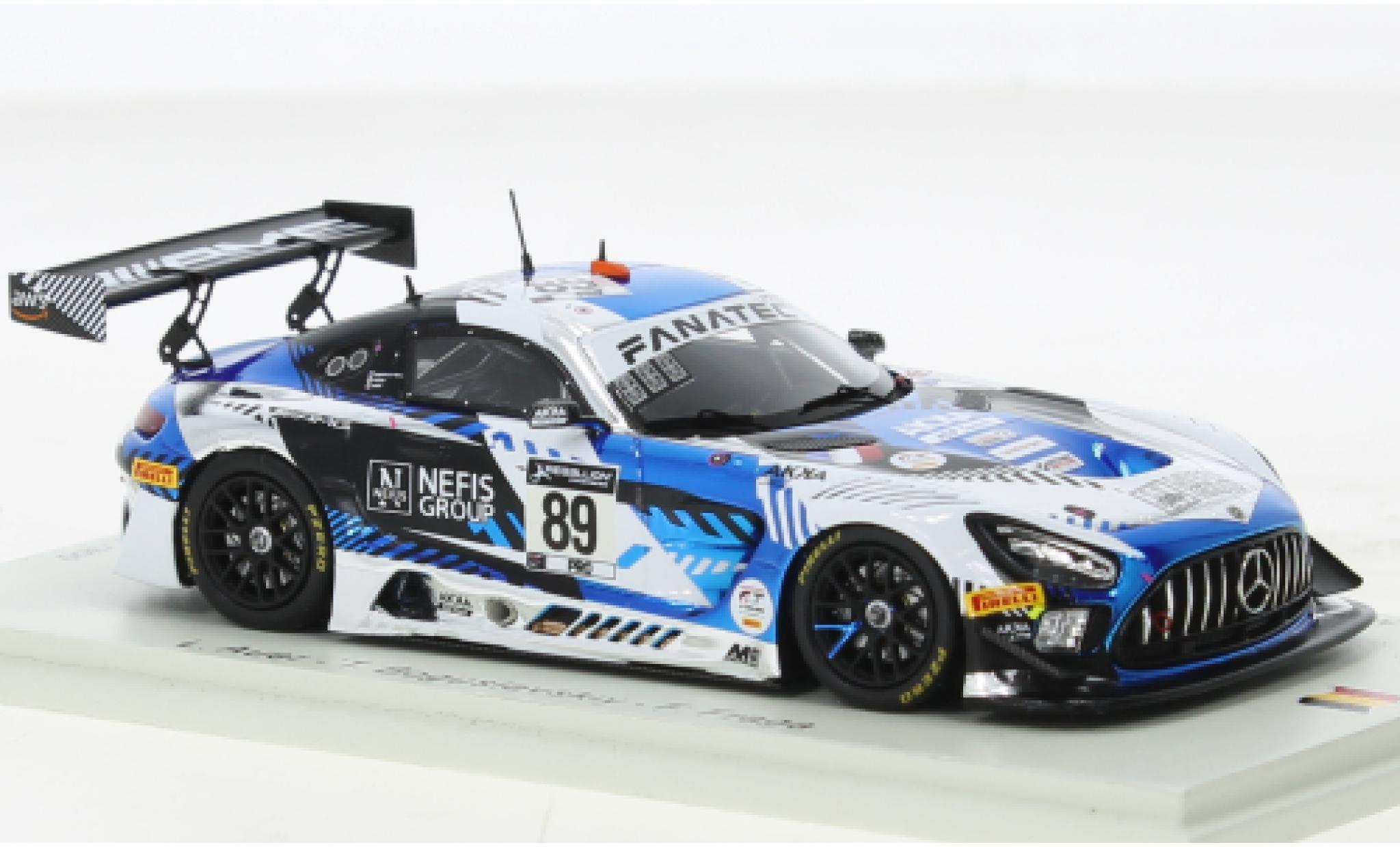Mercedes AMG GT 1/43 Spark 3 No.89 AKKA ASP 24h Spa 2021 diecast model cars