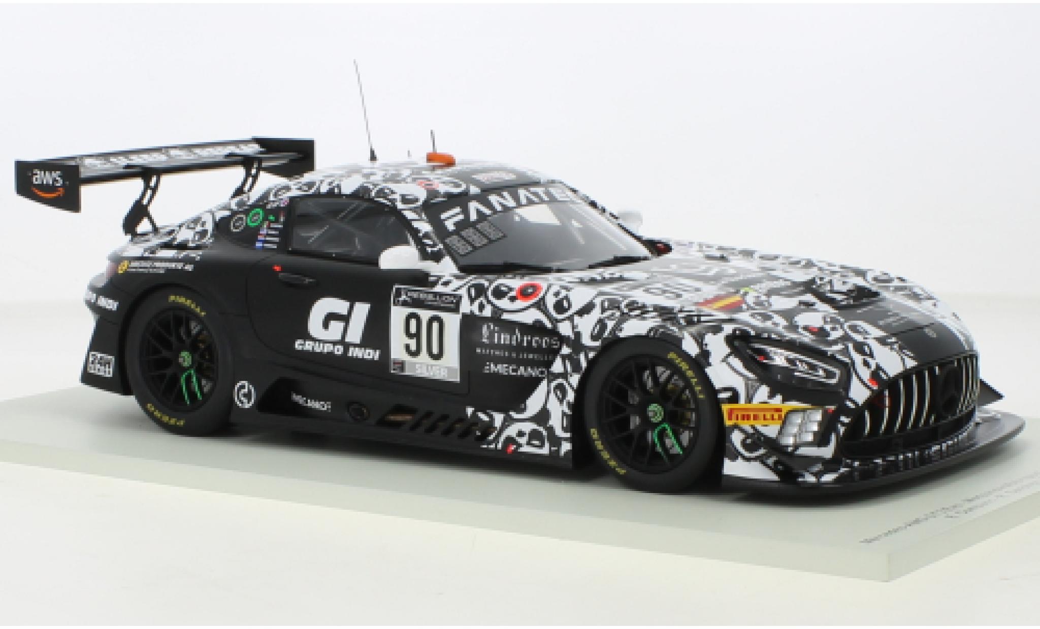 Mercedes AMG GT 1/43 Spark 3 No.90 Madpanda Motorsport 24h Spa 2021 diecast model cars