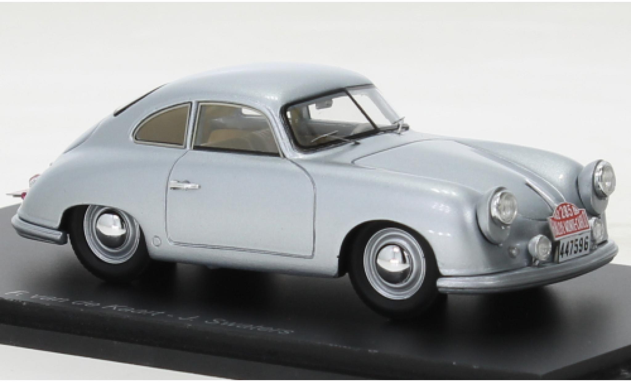 Porsche 356 1/43 Spark grey No.285 Rally Monte Carlo 1952 diecast model cars