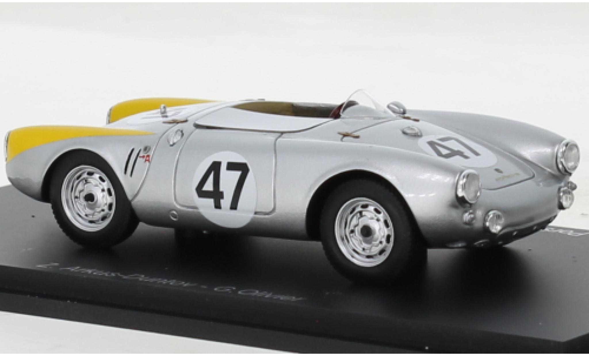Porsche 550 1/43 Spark No.47 24h Le Mans 1954 diecast model cars