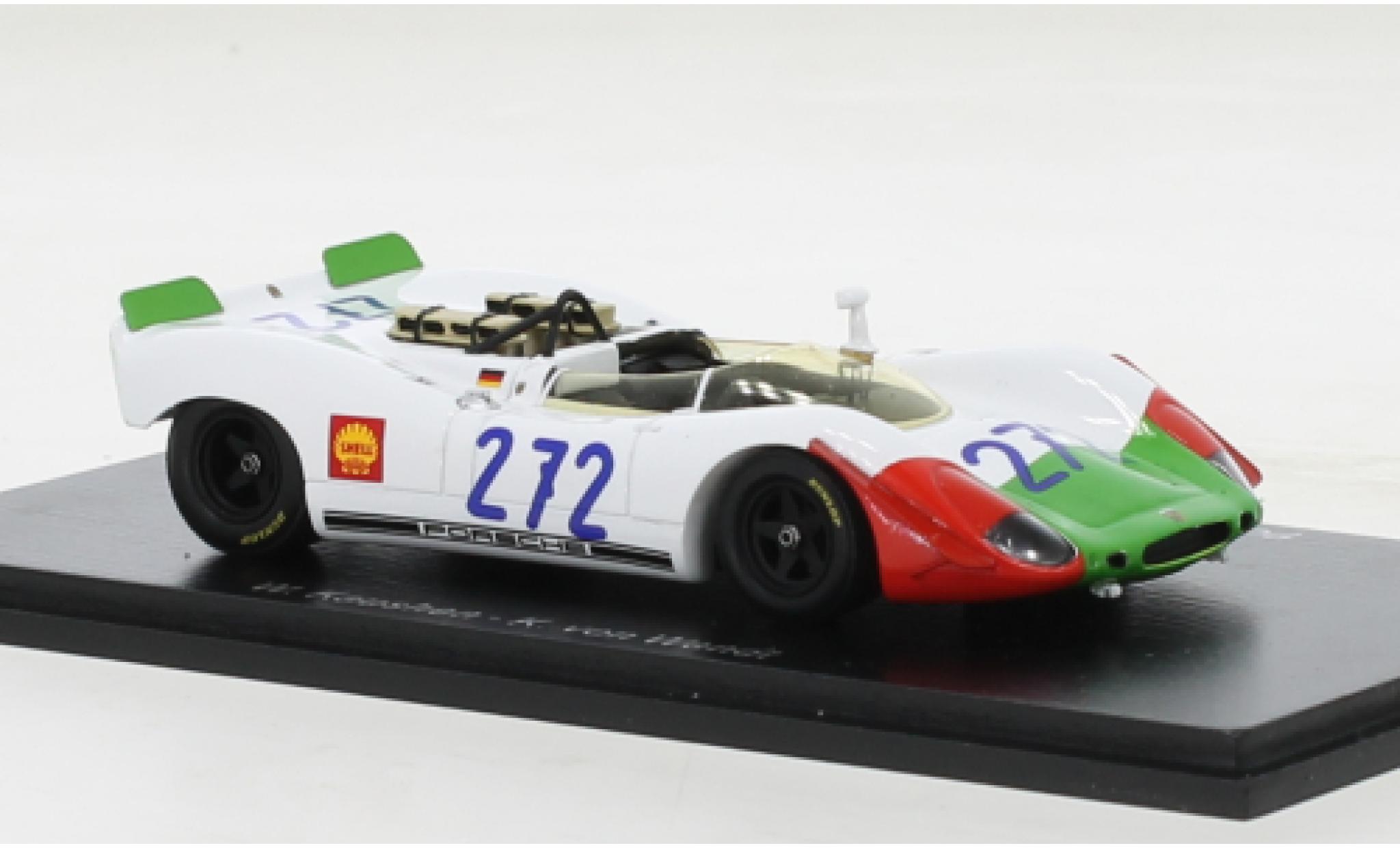 Porsche 908 1969 1/43 Spark -2 RHD No.272 Targa Florio diecast model cars