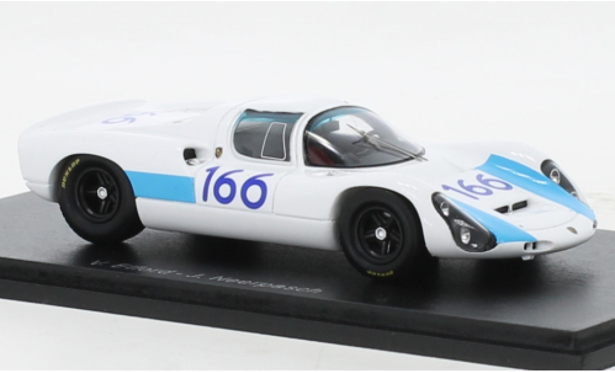Porsche 910 1/43 Spark No.166 Targa Florio 1967 diecast model cars