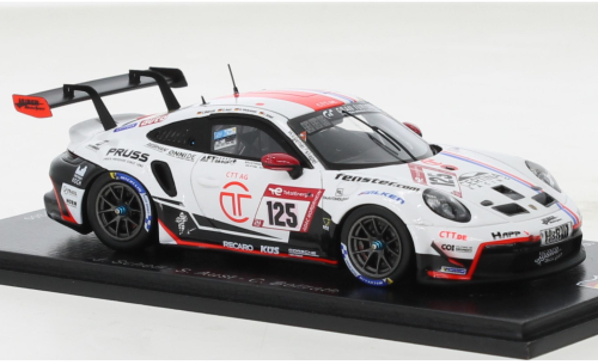 Porsche 991 GT3 Cup 1/43 Spark 911  No.125 Huber Motorsport 24h N&uuml;rburgring 2022 diecast model cars