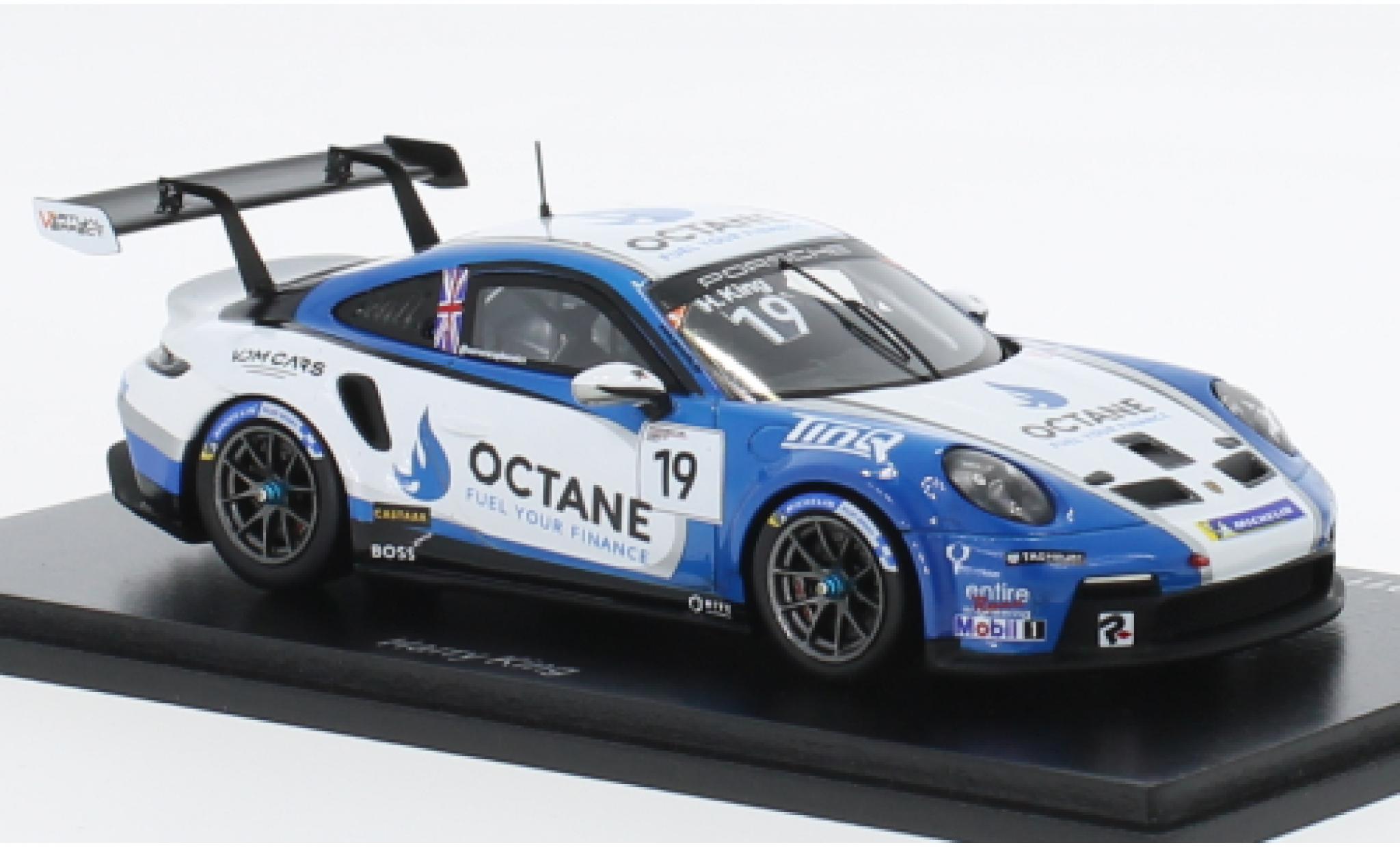 Porsche 991 GT3 Cup 1/43 Spark 911  No.19 Carrera Cup Benelux 2022 diecast model cars