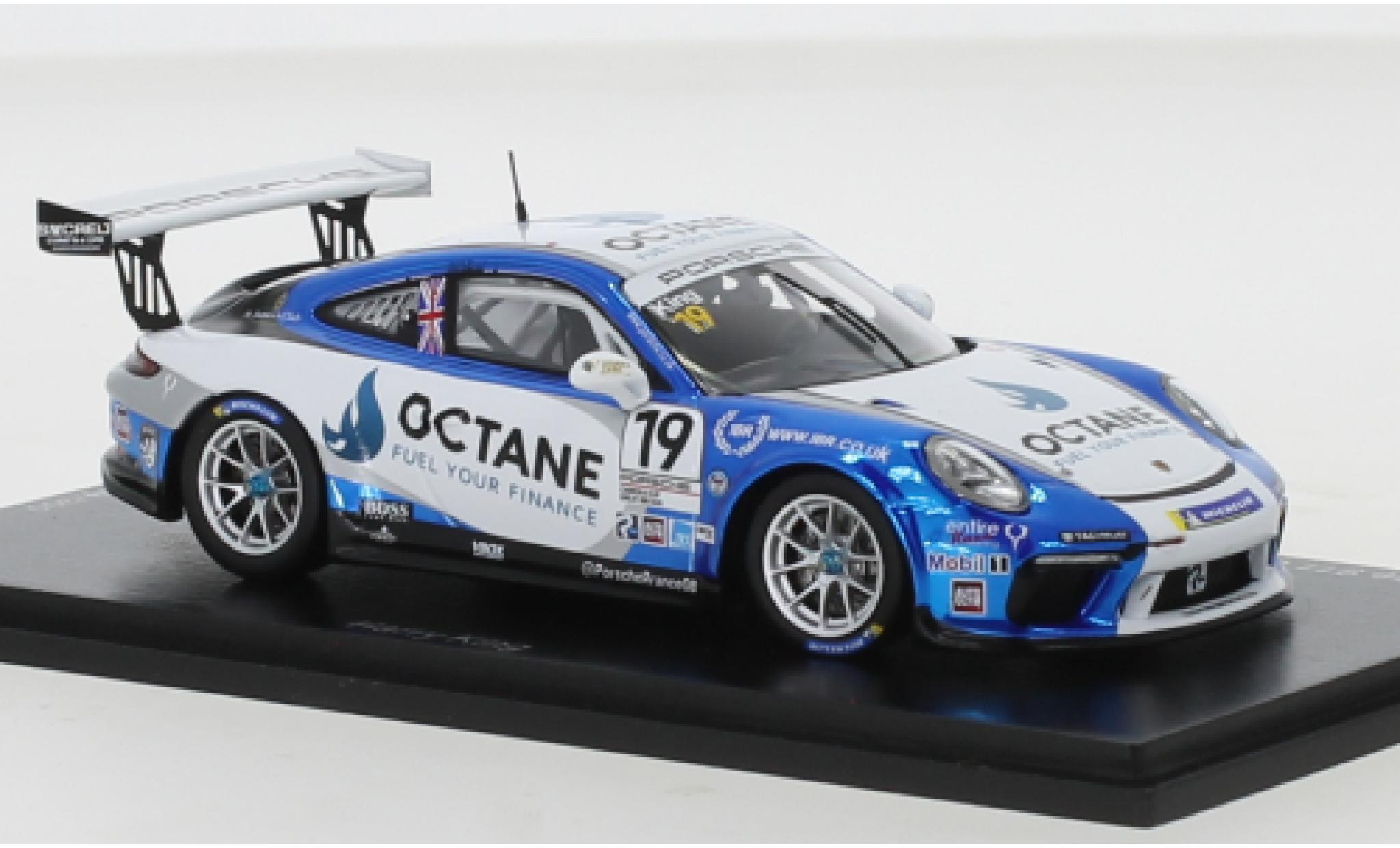 Porsche 992 GT3 1/43 Spark 911 (991) Cup No.19 Carrera Cup Great Britain 2020 diecast model cars