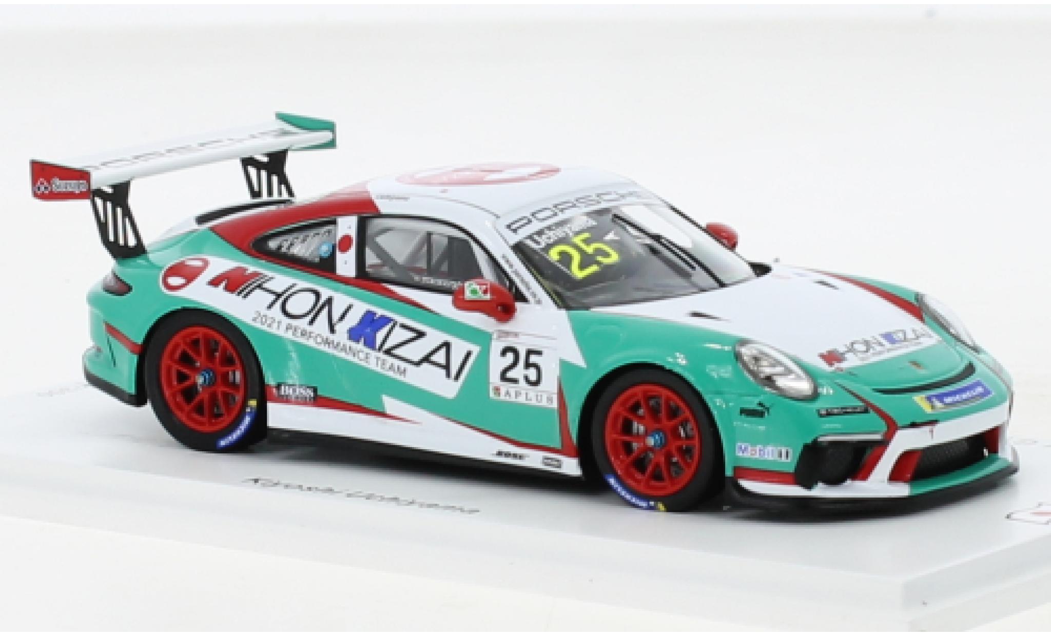 Porsche 991 GT3 Cup 1/43 Spark 911  No.25 Carrera Cup Japan 2021 diecast model cars
