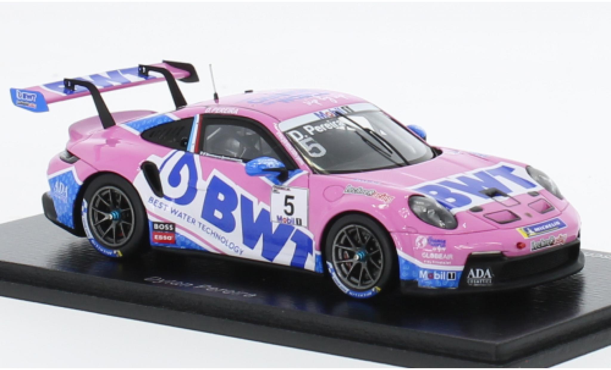 Porsche 991 GT3 Cup 1/43 Spark 911  No.5 BWT Supercup 2022 diecast model cars