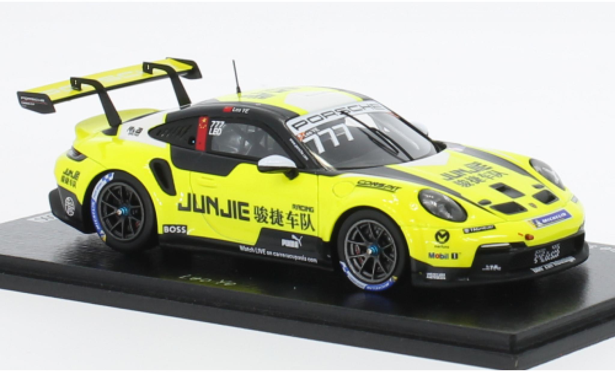 Porsche 991 GT3 Cup 1/43 Spark 911  No.777 Carrera Cup Asie 2022 diecast model cars