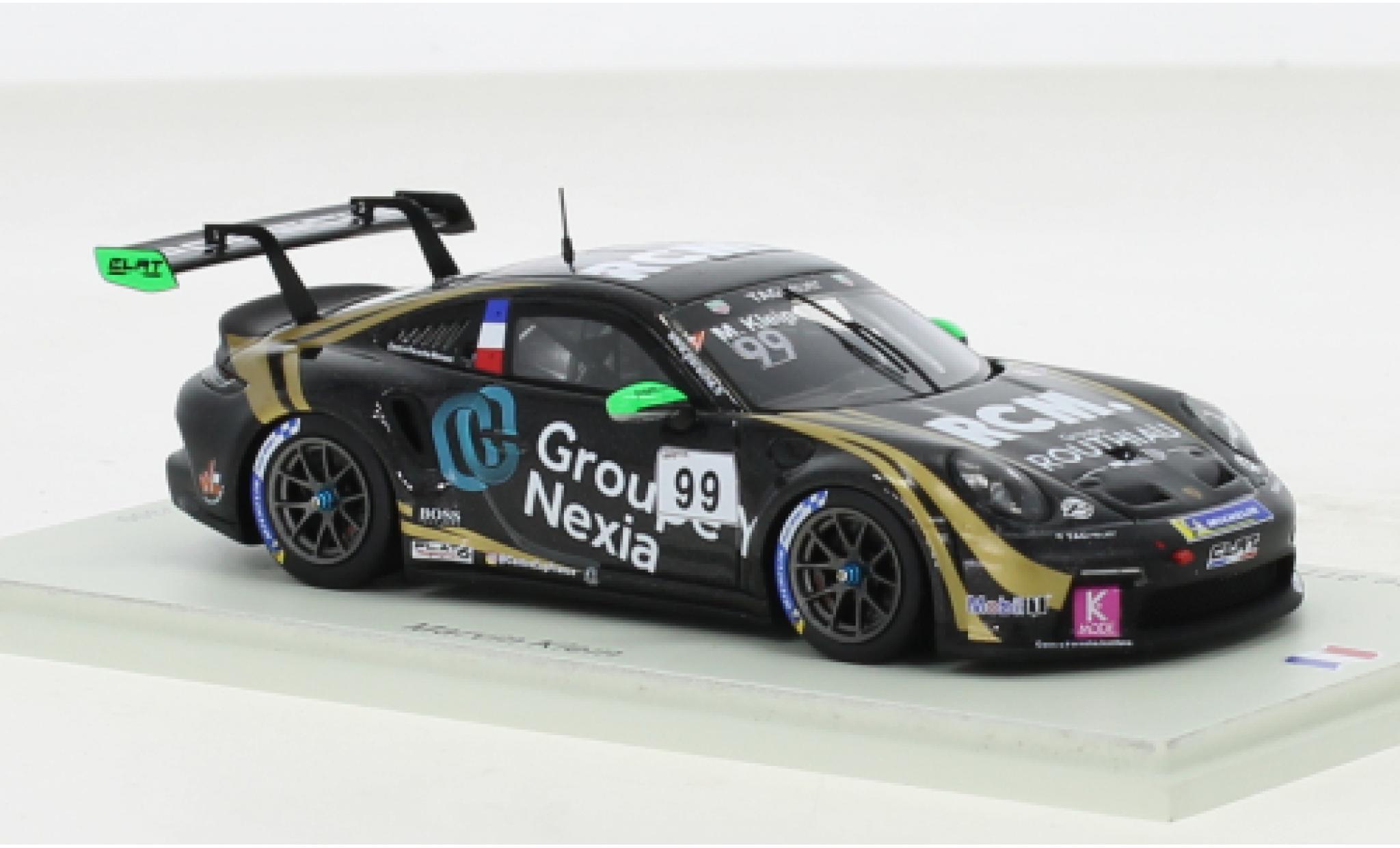 Porsche 991 GT3 Cup 1/43 Spark 911  No.99 Carrera Cup France 2021 diecast model cars