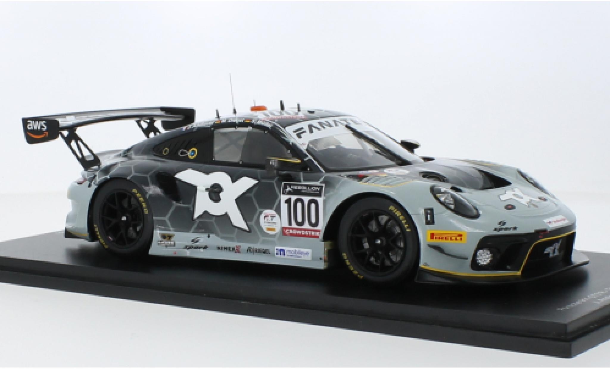 Porsche 991 GT3 R 1/43 Spark 911  No.100 Toksport WRT 24h Spa 2022 diecast model cars