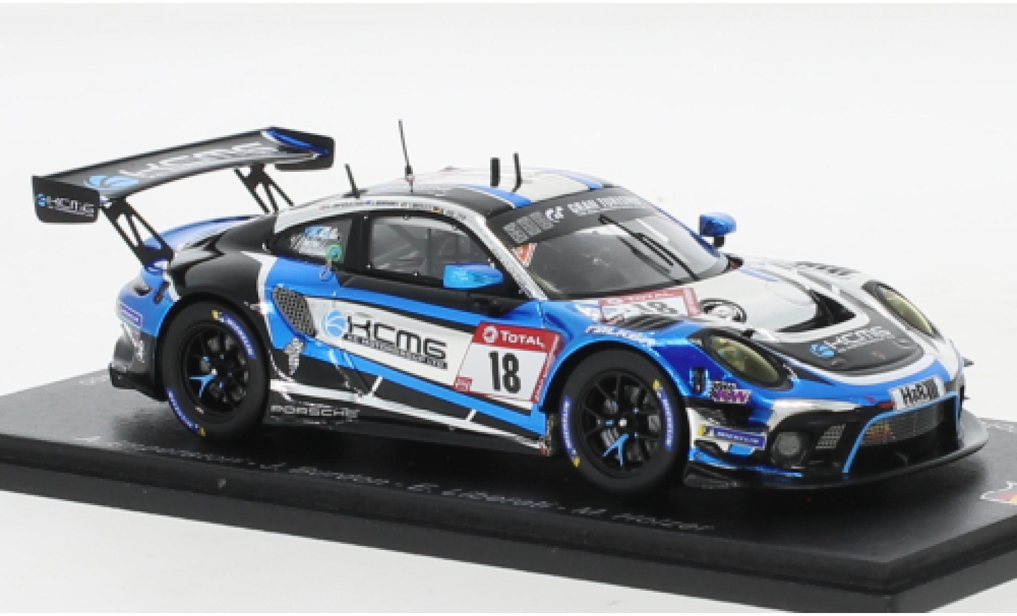 Porsche 991 GT3 R 1/43 Spark 911  No.18 KCMG 24h Nuerburgring 2021 diecast model cars