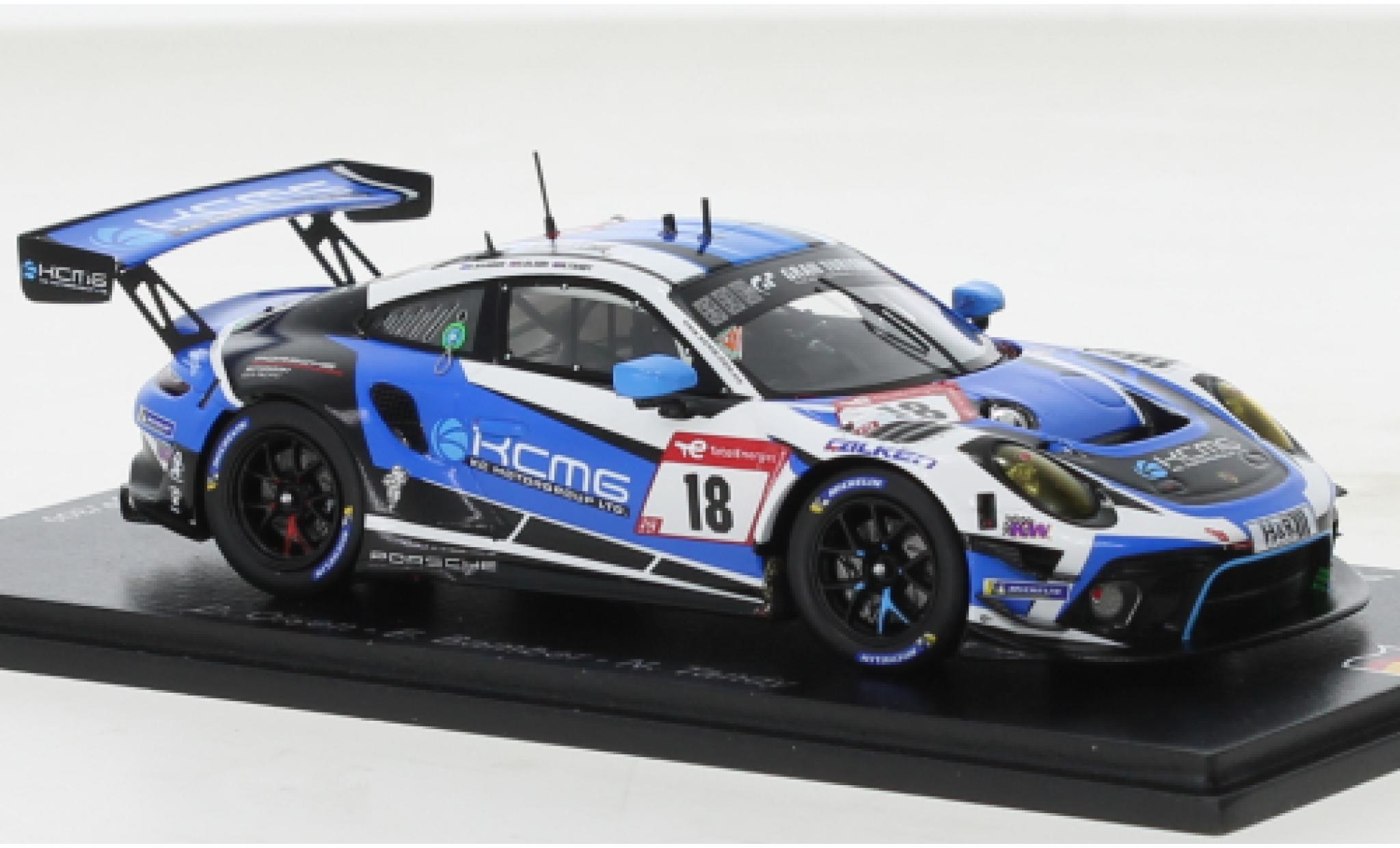Porsche 991 GT3 R 1/43 Spark 911  No.18 KCMG 24h N&uuml;rburgring 2022 diecast model cars
