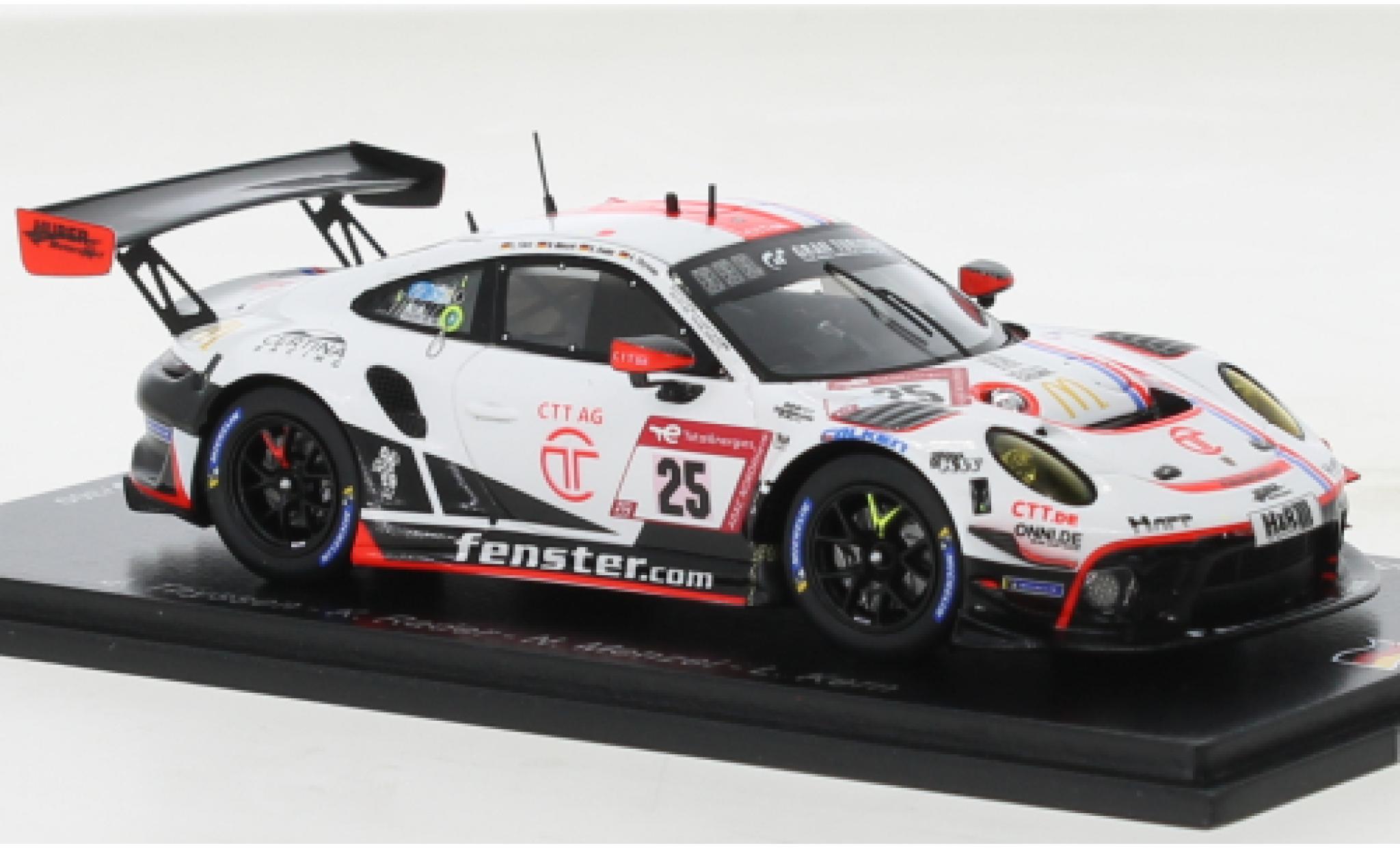 Porsche 991 GT3 R 1/43 Spark 911  No.25 Huber Motorsport 24h N&uuml;rburgring 2022 diecast model cars