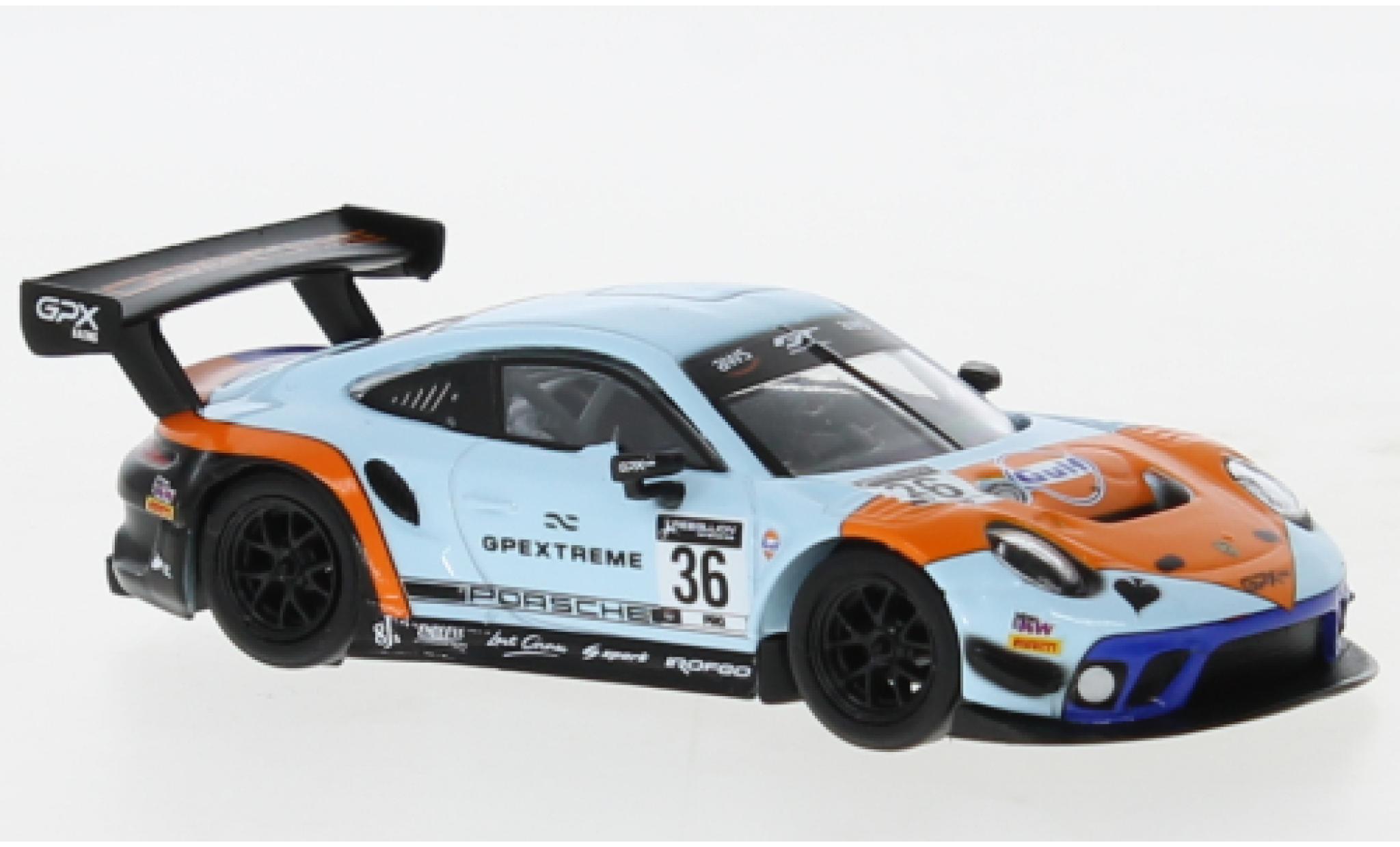Porsche 991 GT3 R 1/64 Spark 911  No.36 GPX Racing The Spade diecast model cars