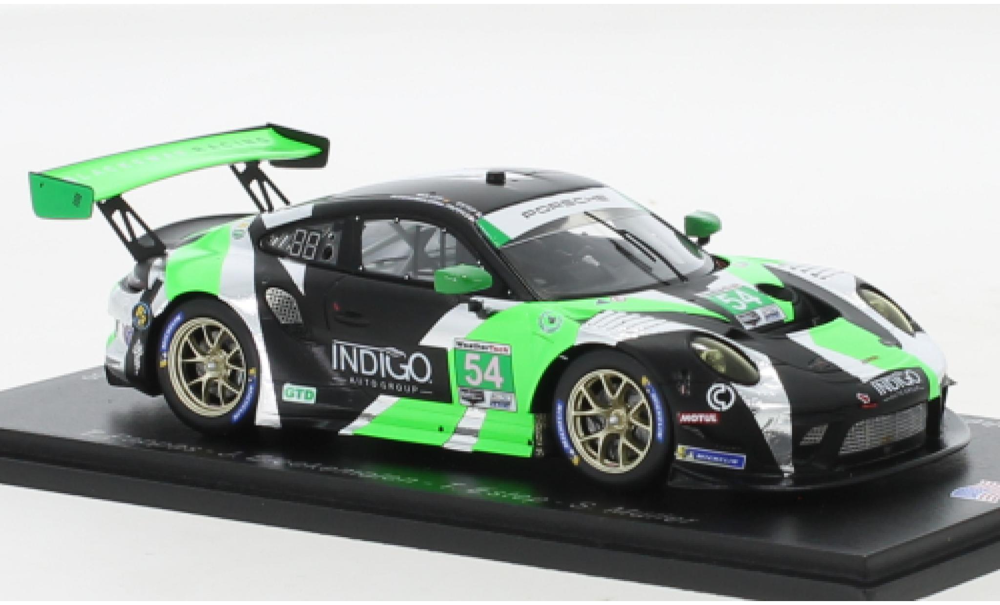 Porsche 992 GT3 R 1/43 Spark 911 (991) No.54 Black Swan Racing IMSA 24h Daytona 2020 diecast model cars