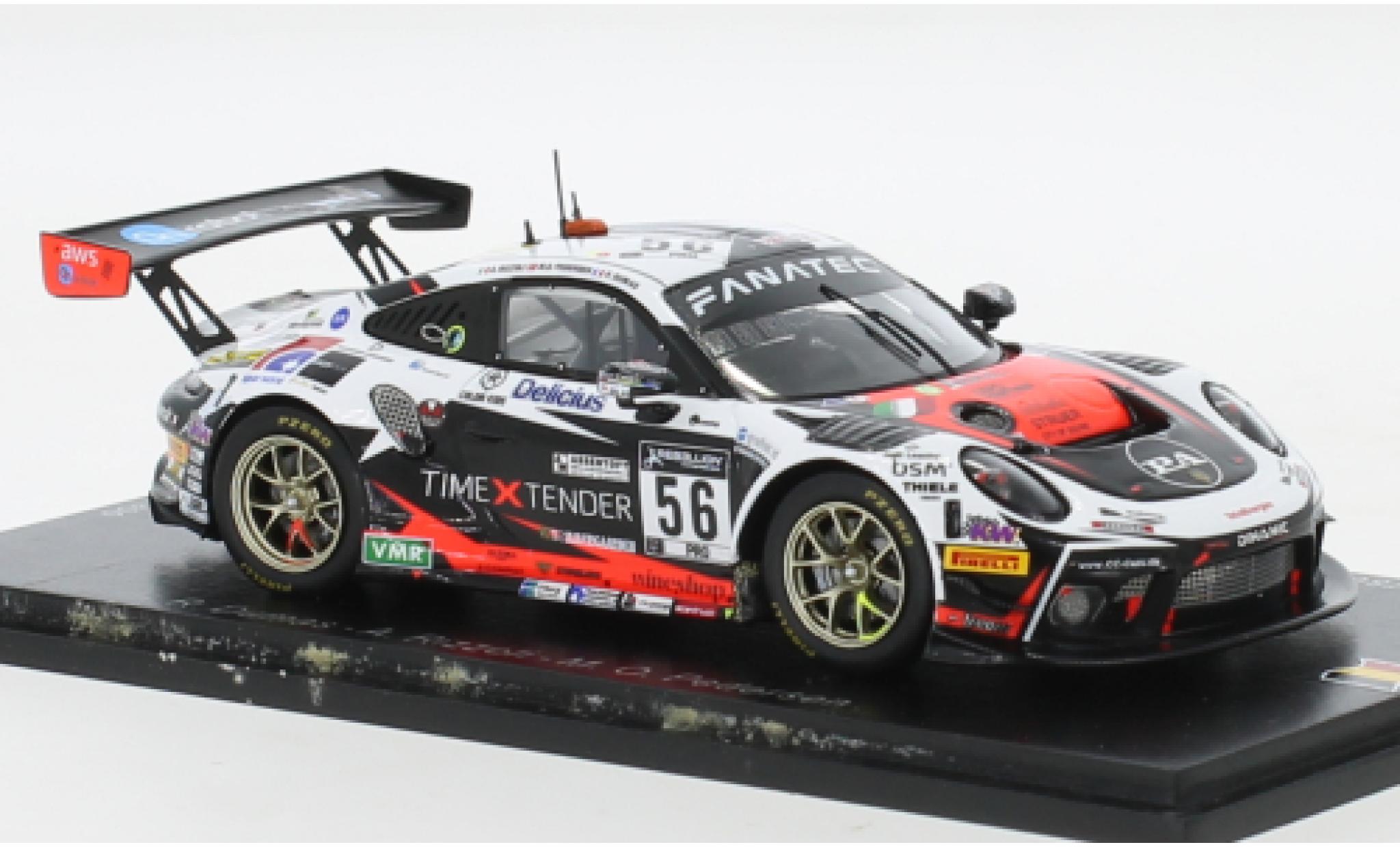 Porsche 991 GT3 R 1/43 Spark 911  No.56 Dinamic Motorsport 24h Spa 2021 diecast model cars