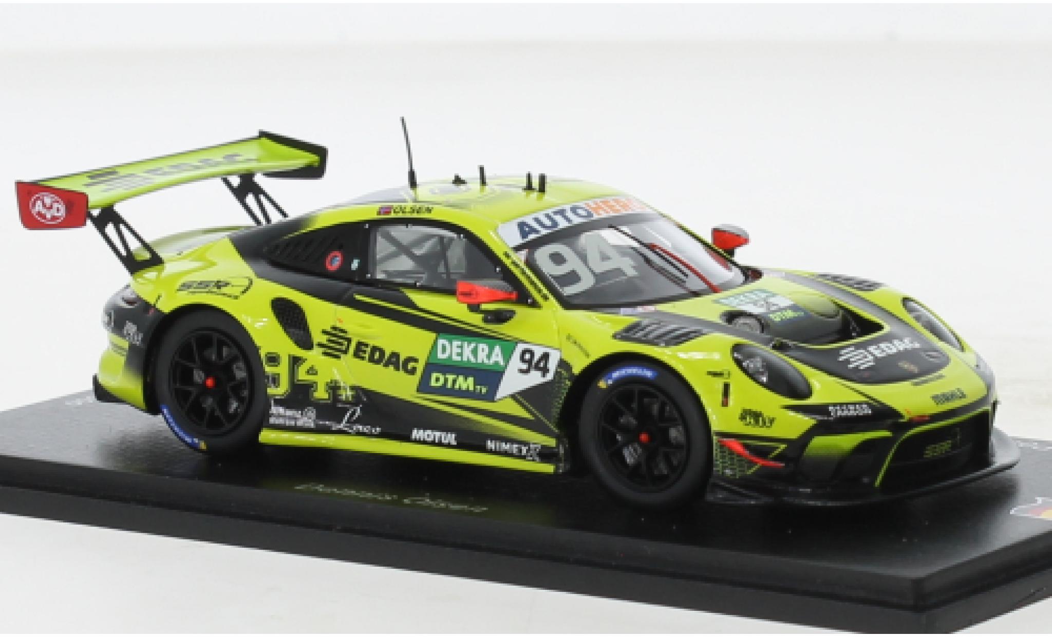 Porsche 991 GT3 R 1/43 Spark 911  No.94 SSR Performance DTM 2022 diecast model cars